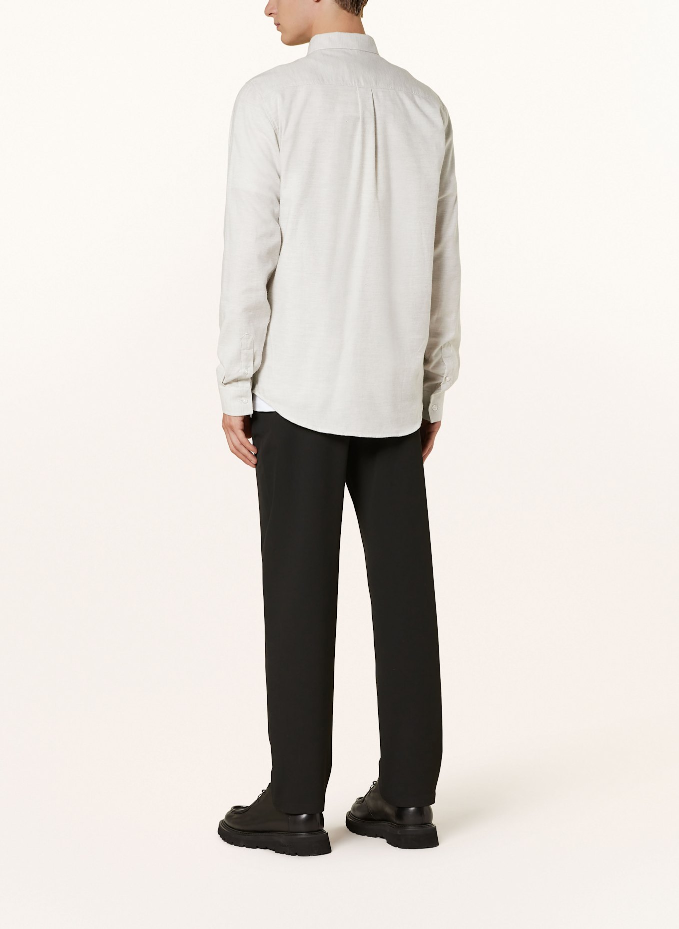 LES DEUX Flanellhemd DESERT REG Regular Fit, Farbe: HELLGRAU (Bild 3)