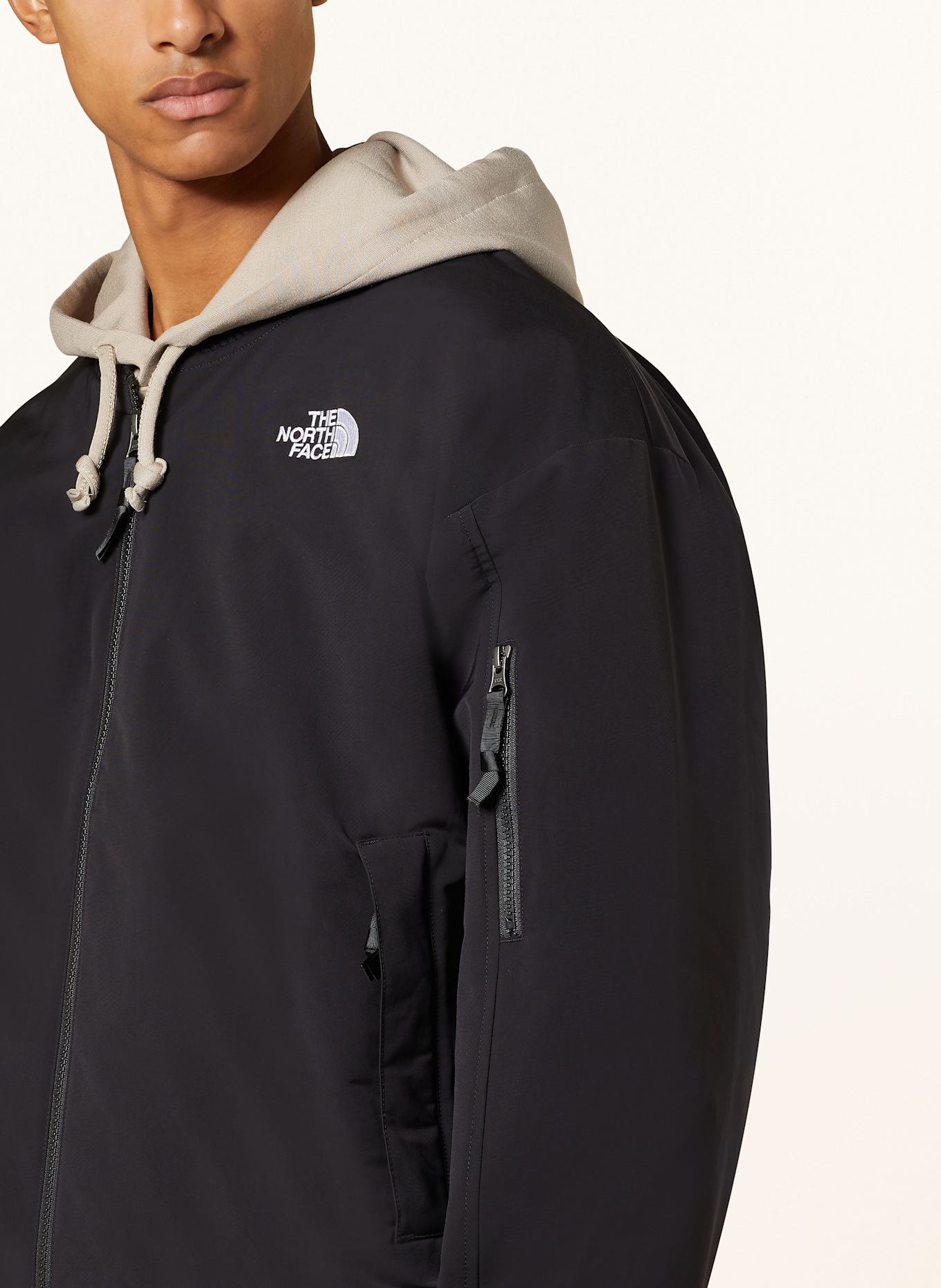 THE NORTH FACE Bomber jacket, Color: BLACK (Image 4)