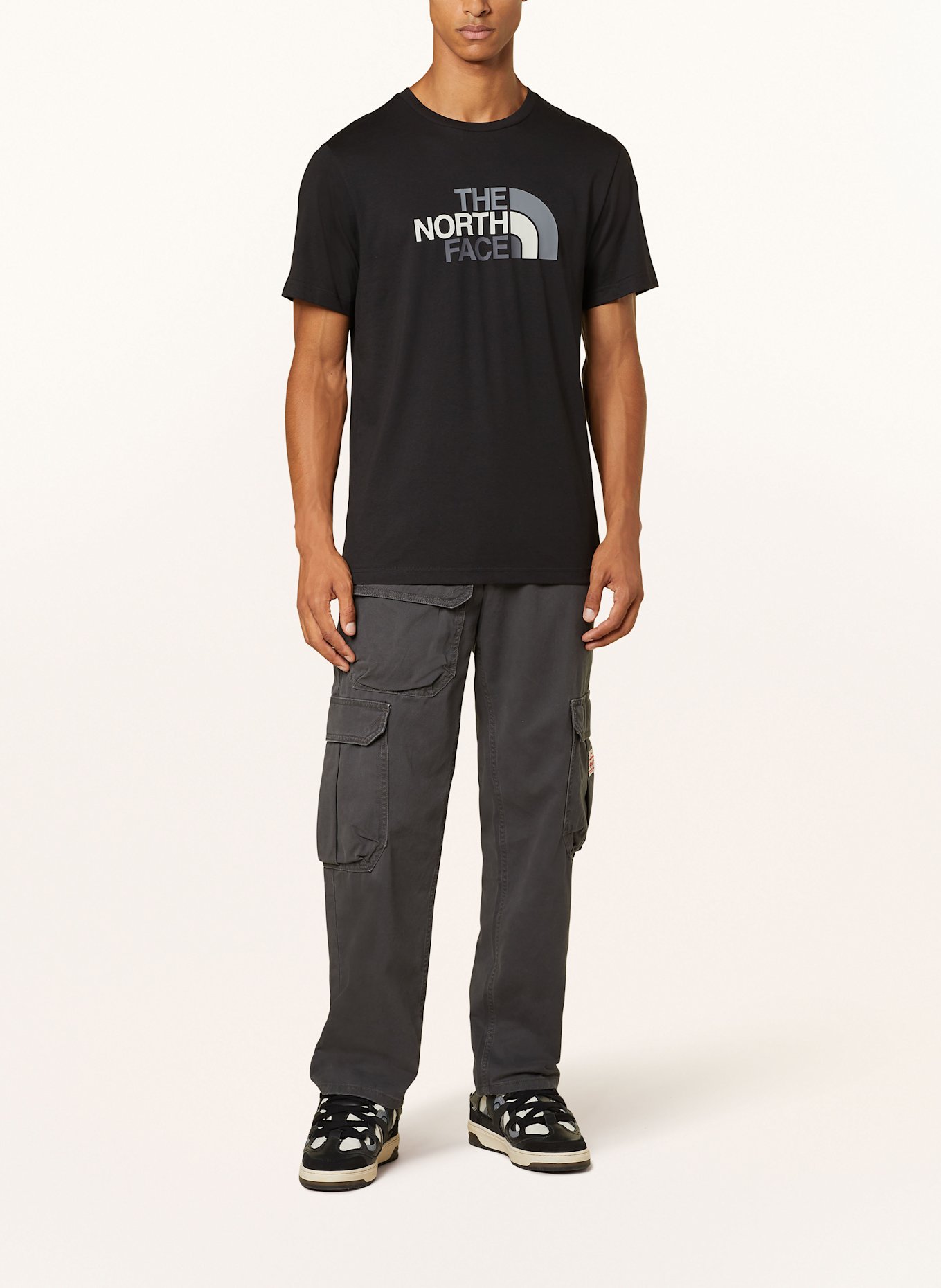 THE NORTH FACE T-shirt EASY, Color: BLACK/ GRAY/ CREAM (Image 2)