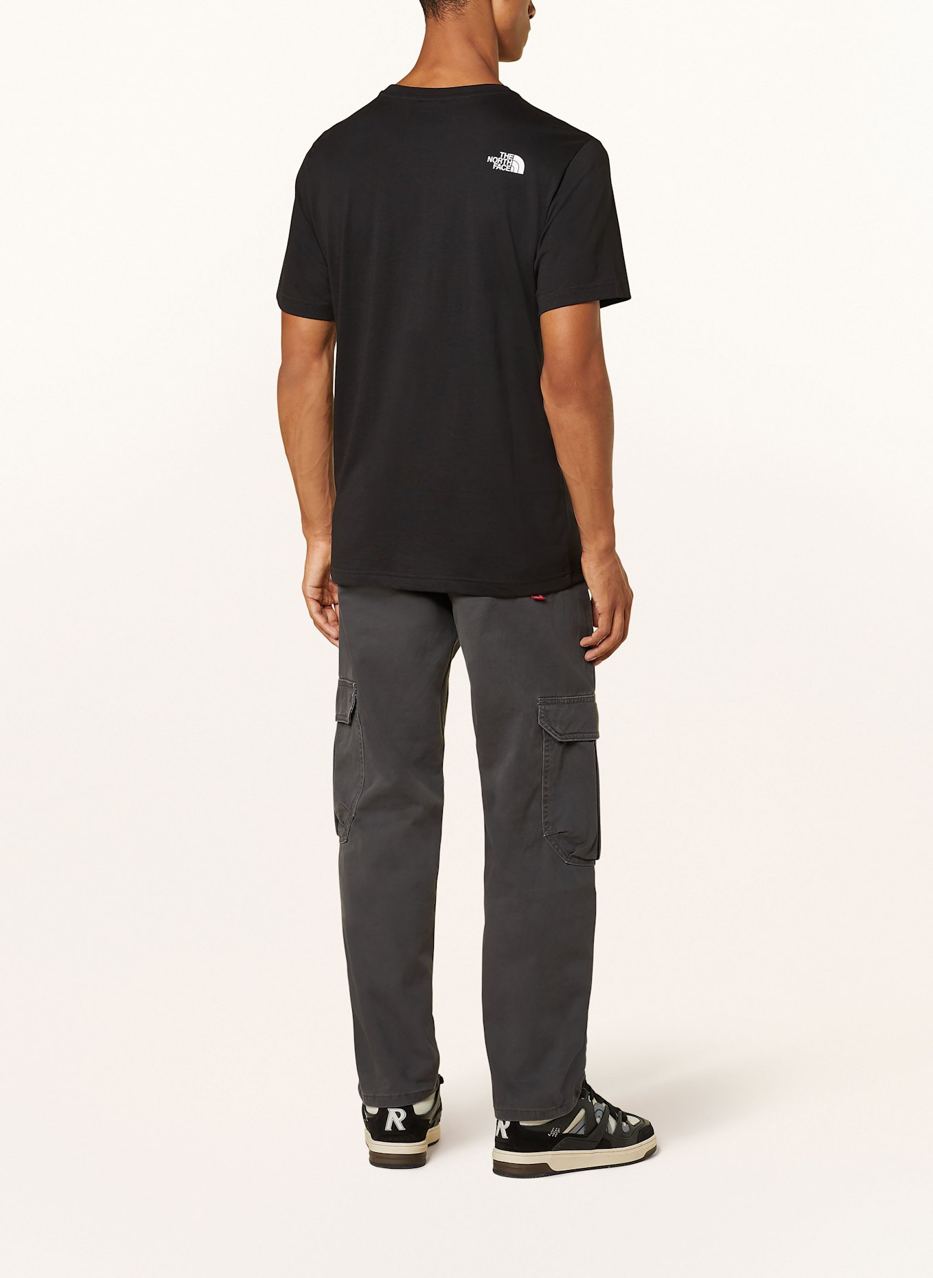 THE NORTH FACE T-shirt EASY, Color: BLACK/ GRAY/ CREAM (Image 3)