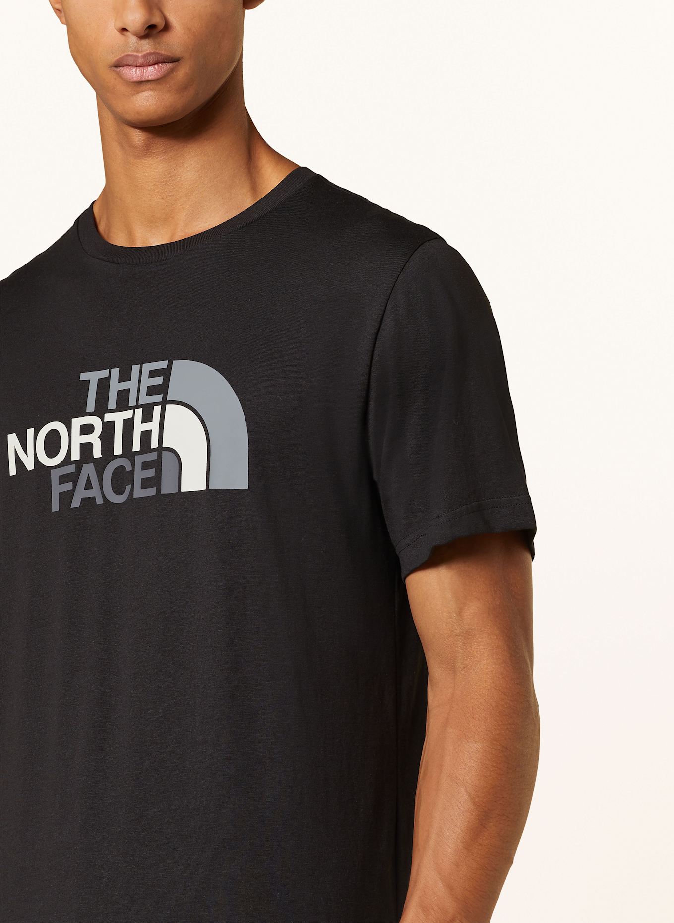 THE NORTH FACE T-shirt EASY, Color: BLACK/ GRAY/ CREAM (Image 4)