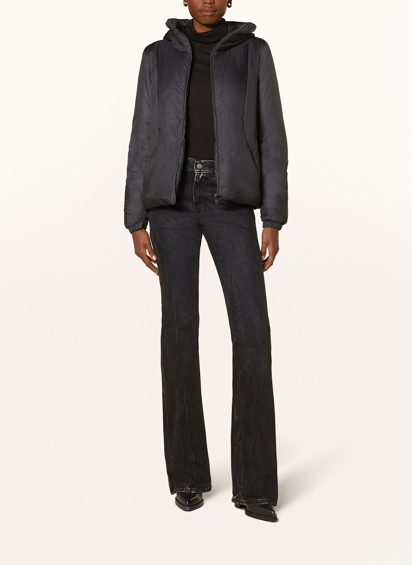 HERNO LAMINAR Parka 2 w 1: CZARNY