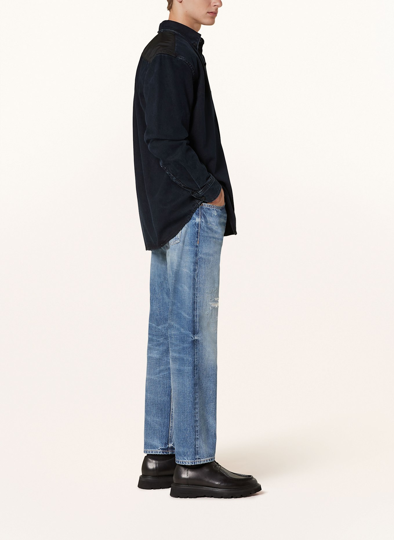 BOSS TROY straight fit jeans, Color: 436 BRIGHT BLUE (Image 3)