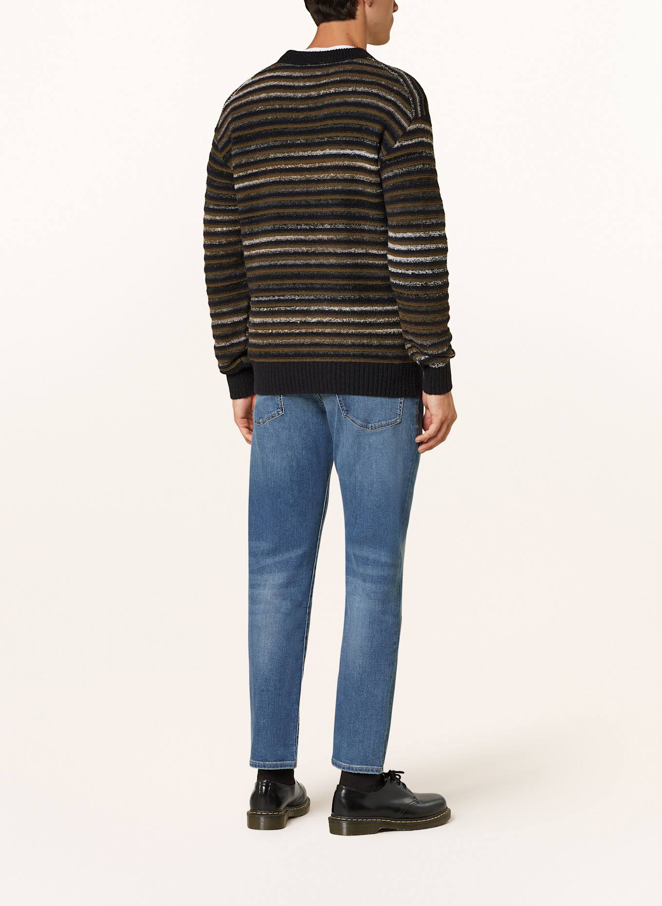 BOSS Jeansy ONYX BO slim tapered fit: 434 BRIGHT BLUE