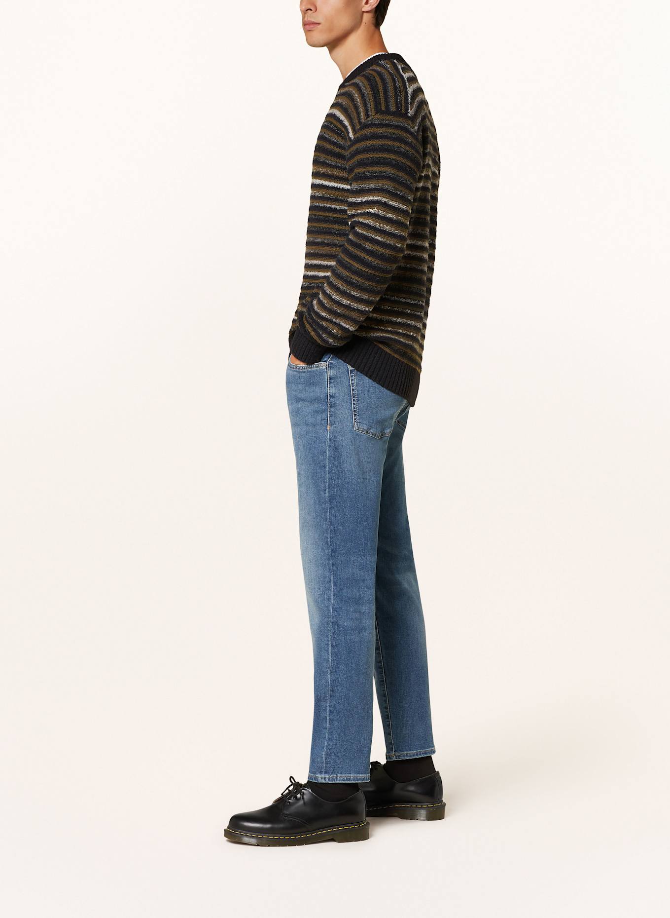 BOSS Jeansy ONYX BO slim tapered fit: 434 BRIGHT BLUE