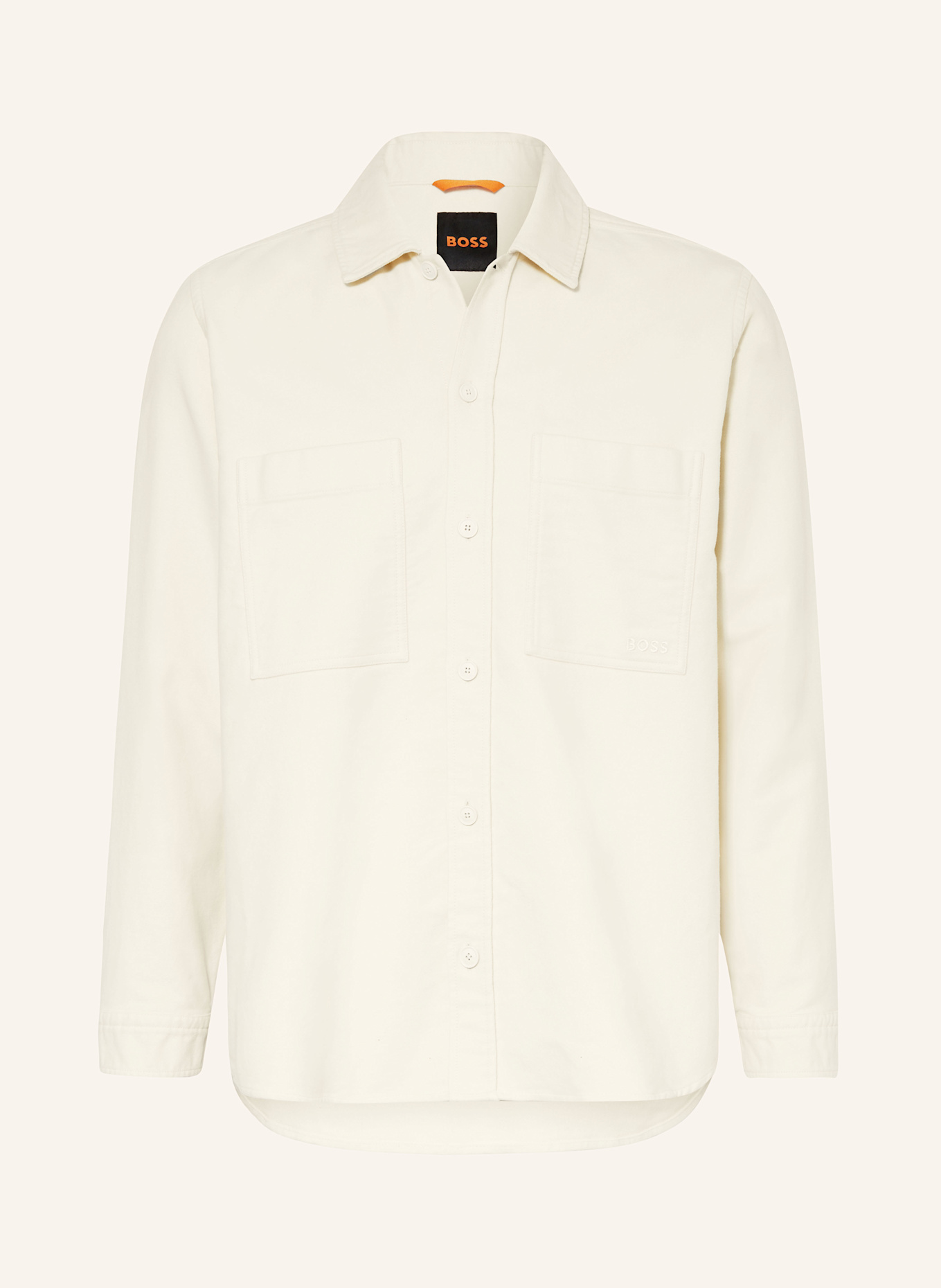 BOSS Flanell-Overshirt LUWE, Farbe: ECRU (Bild 1)
