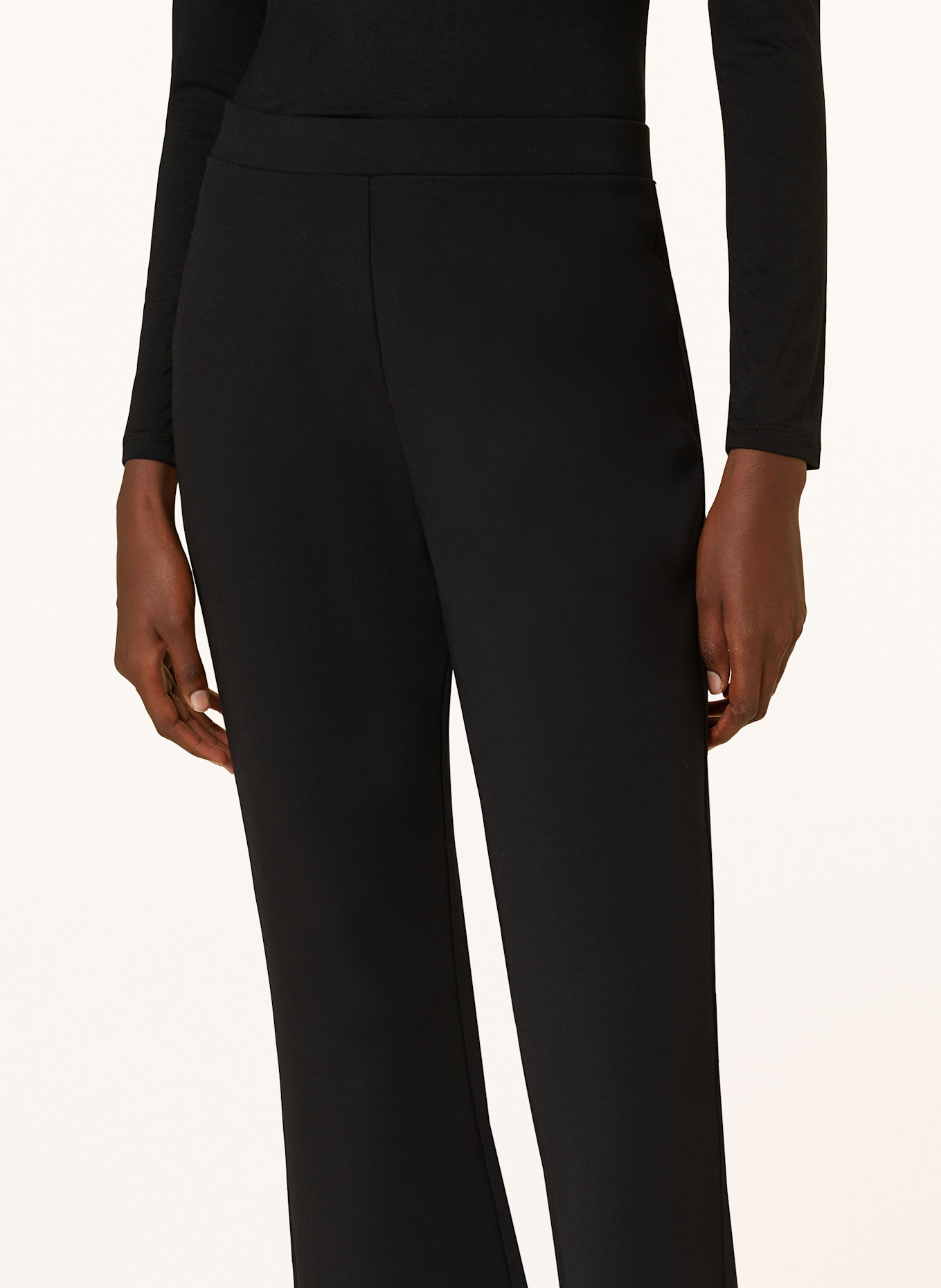 DIANE VON FURSTENBERG JUNO trousers, Color: BLACK (Image 5)