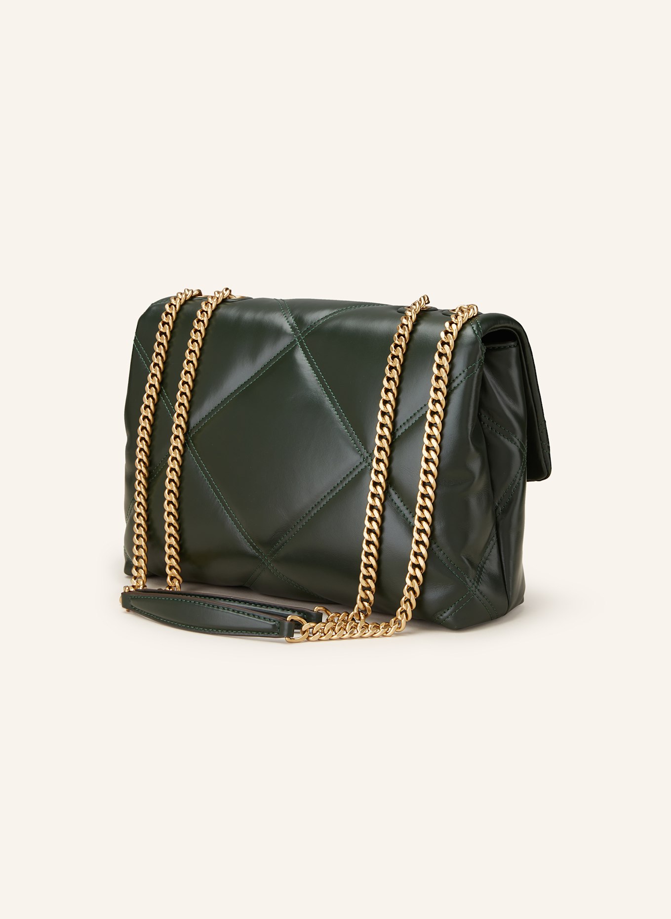 TORY BURCH Crossbody bag KIRA in dark green