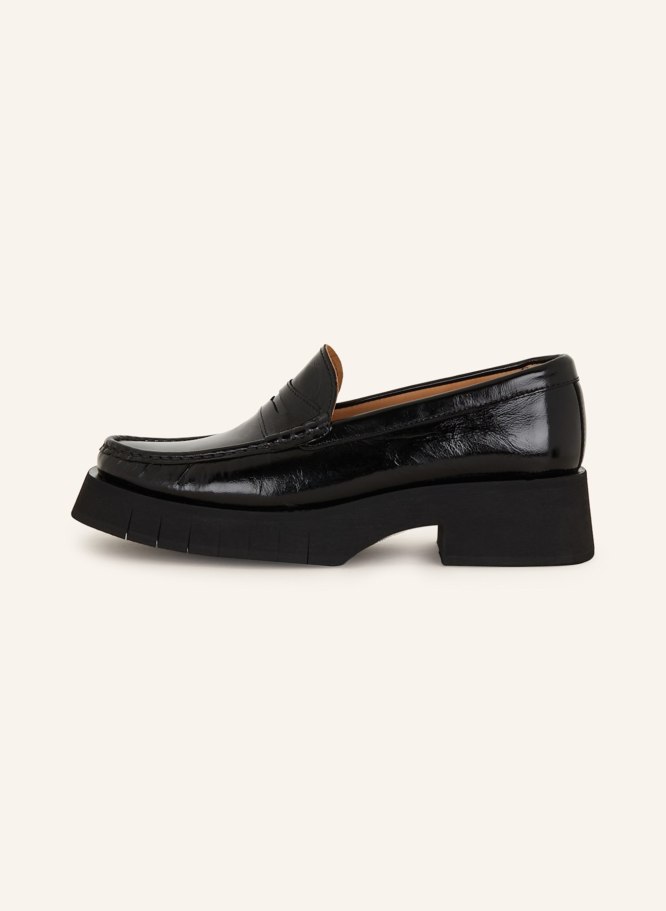 PALOMA BARCELÓ Loafer FEATHER, Color: BLACK (Image 4)