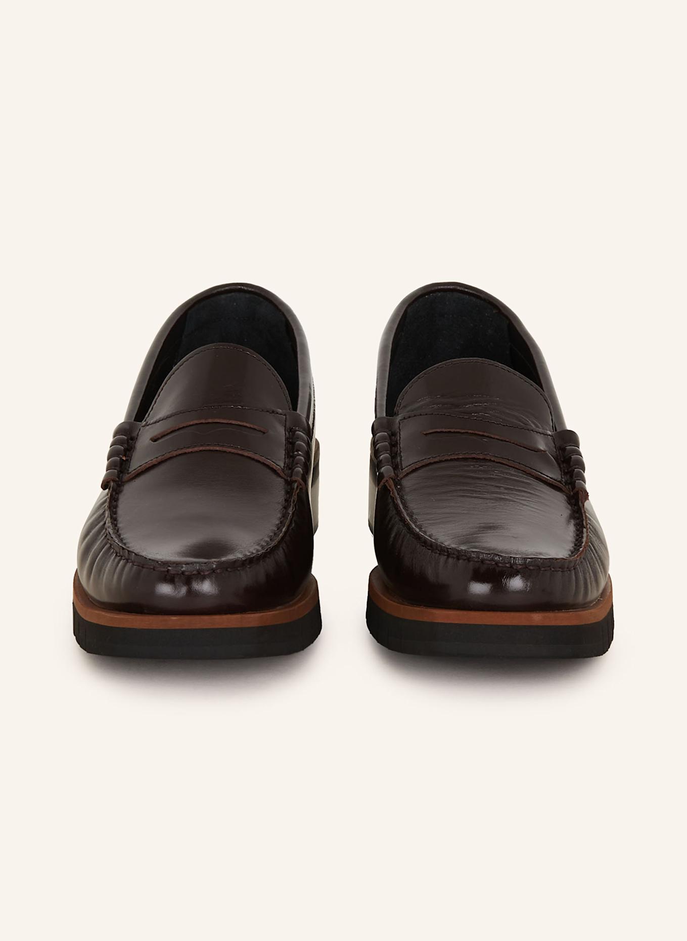 PALOMA BARCELÓ Penny loafer SILVIE, Color: DARK BROWN (Image 3)