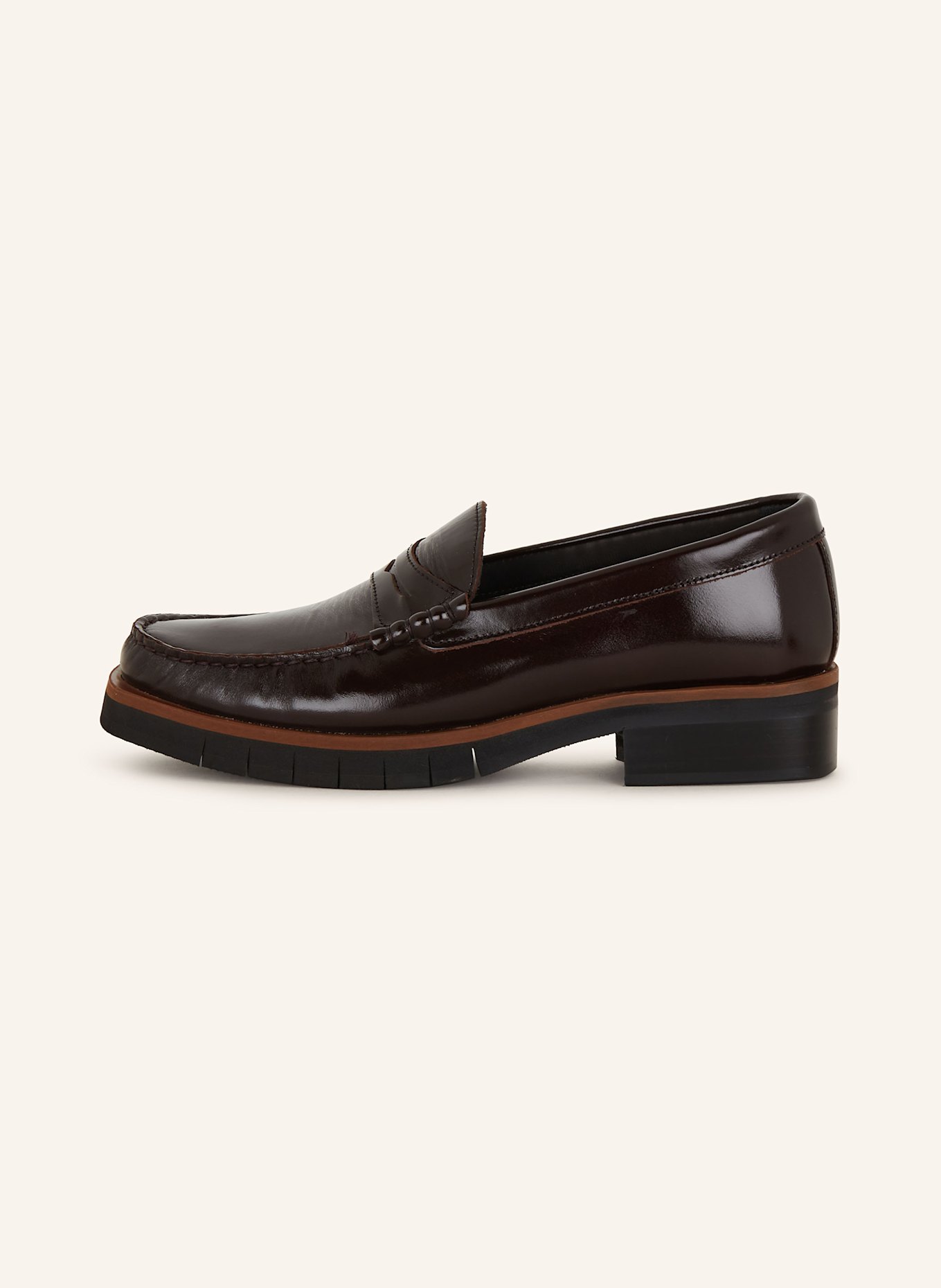 PALOMA BARCELÓ Penny loafer SILVIE, Color: DARK BROWN (Image 4)