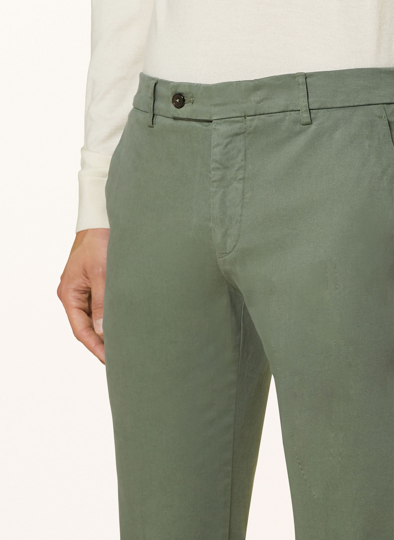 BERWICH Chino Extra Slim Fit, Farbe: KHAKI (Bild 5)