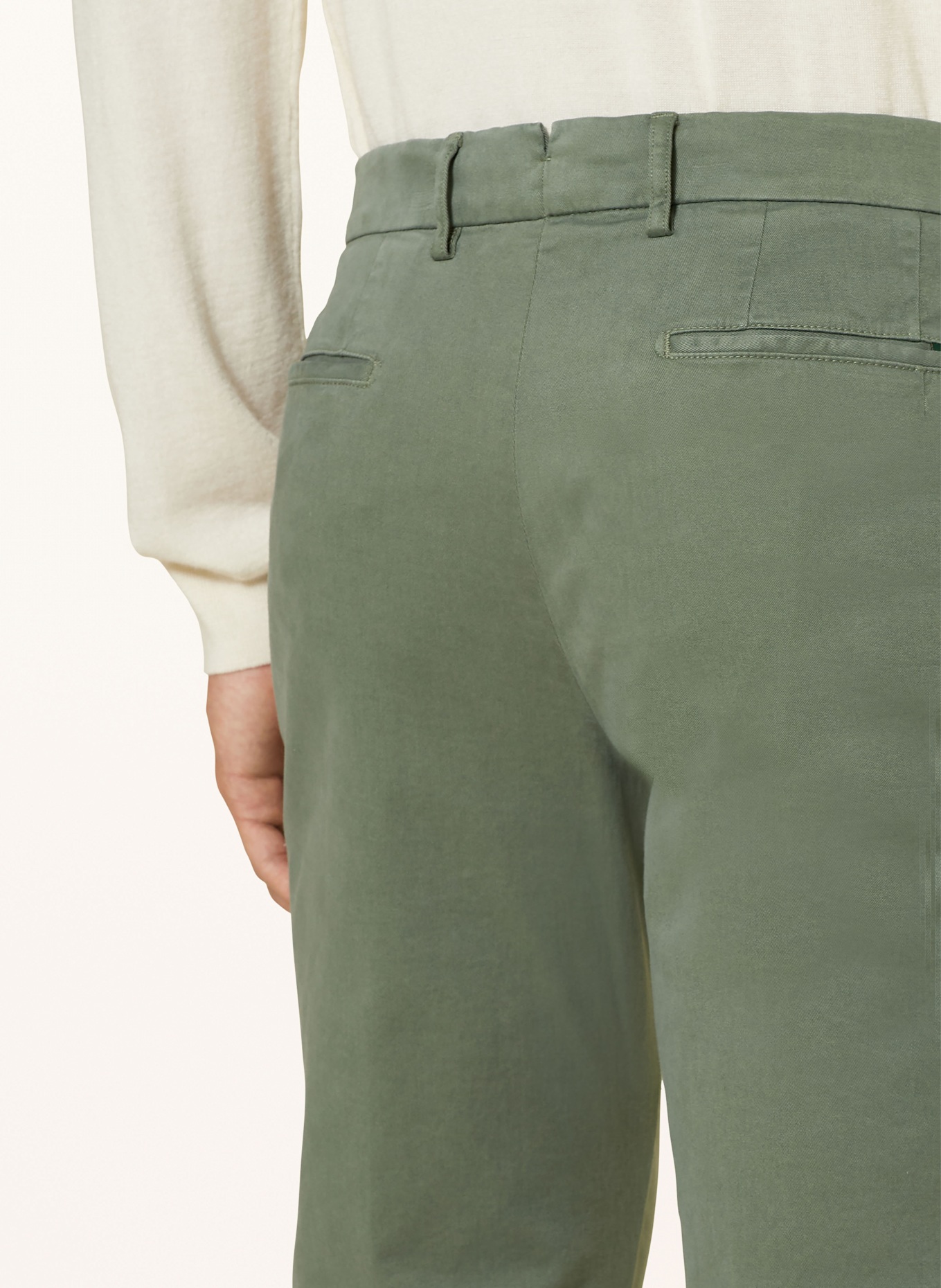 BERWICH Chino Extra Slim Fit, Farbe: KHAKI (Bild 6)