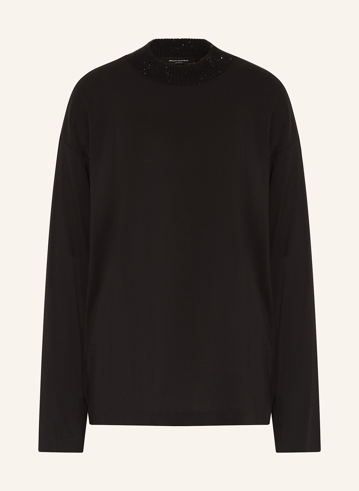 FABIANA FILIPPI Chemisier à paillettes: NOIR