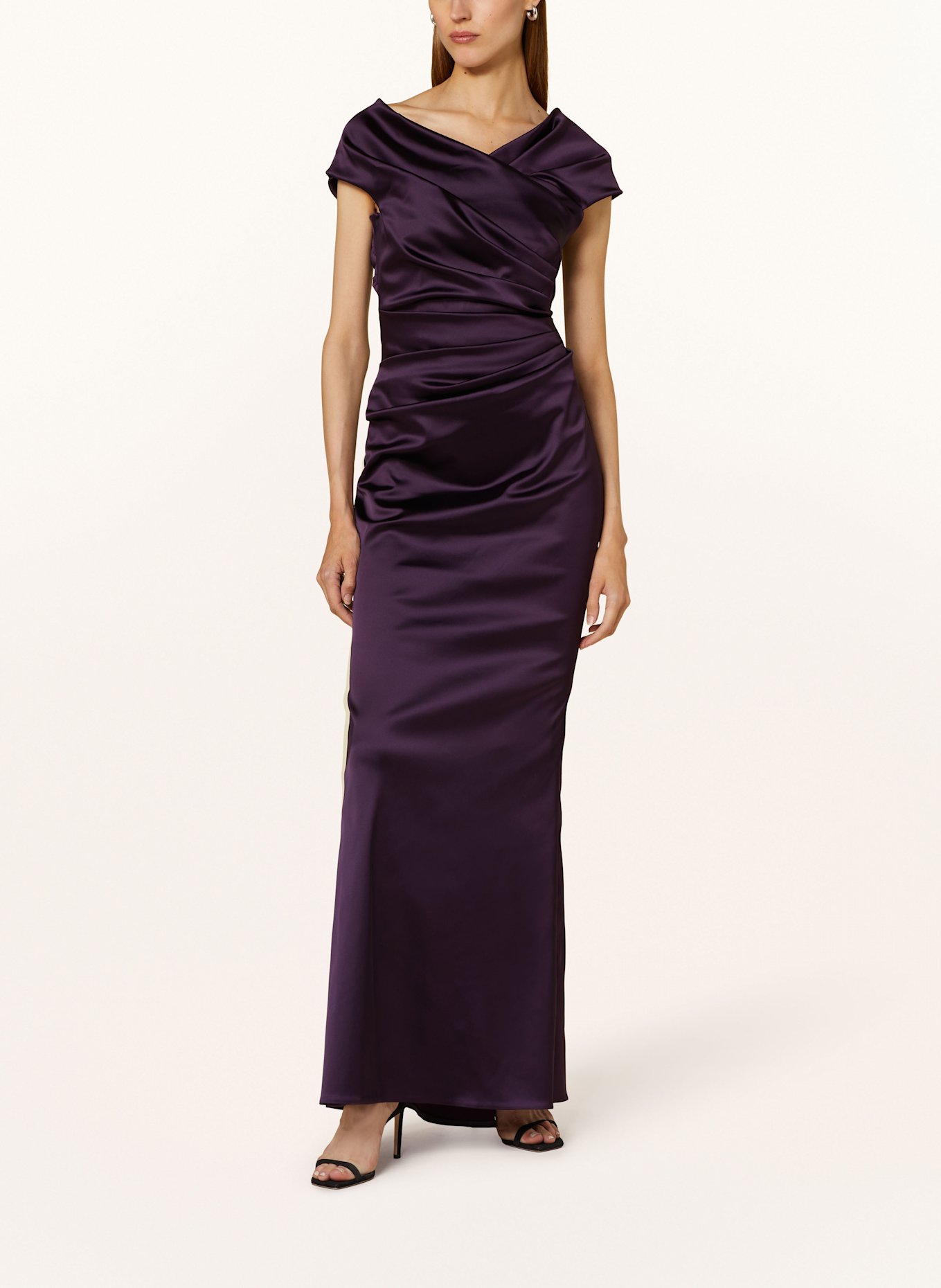 TALBOT RUNHOF Evening dress: DARK PURPLE