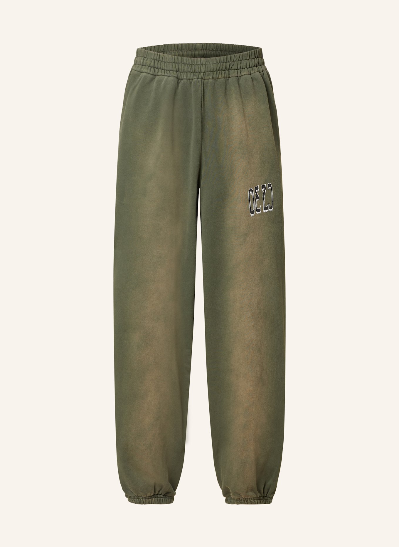 032c SPLICED sweatpants: OLIVE
