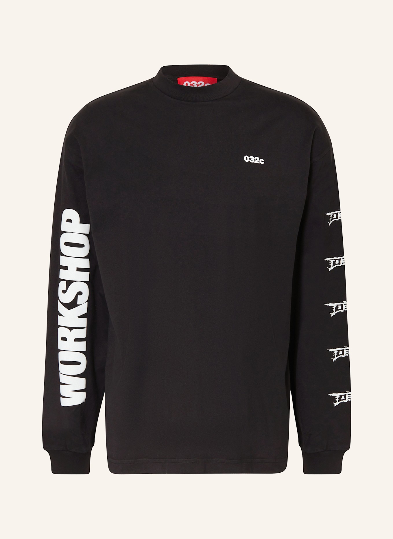 032c Longsleeve NERVE SHATTER: SCHWARZ