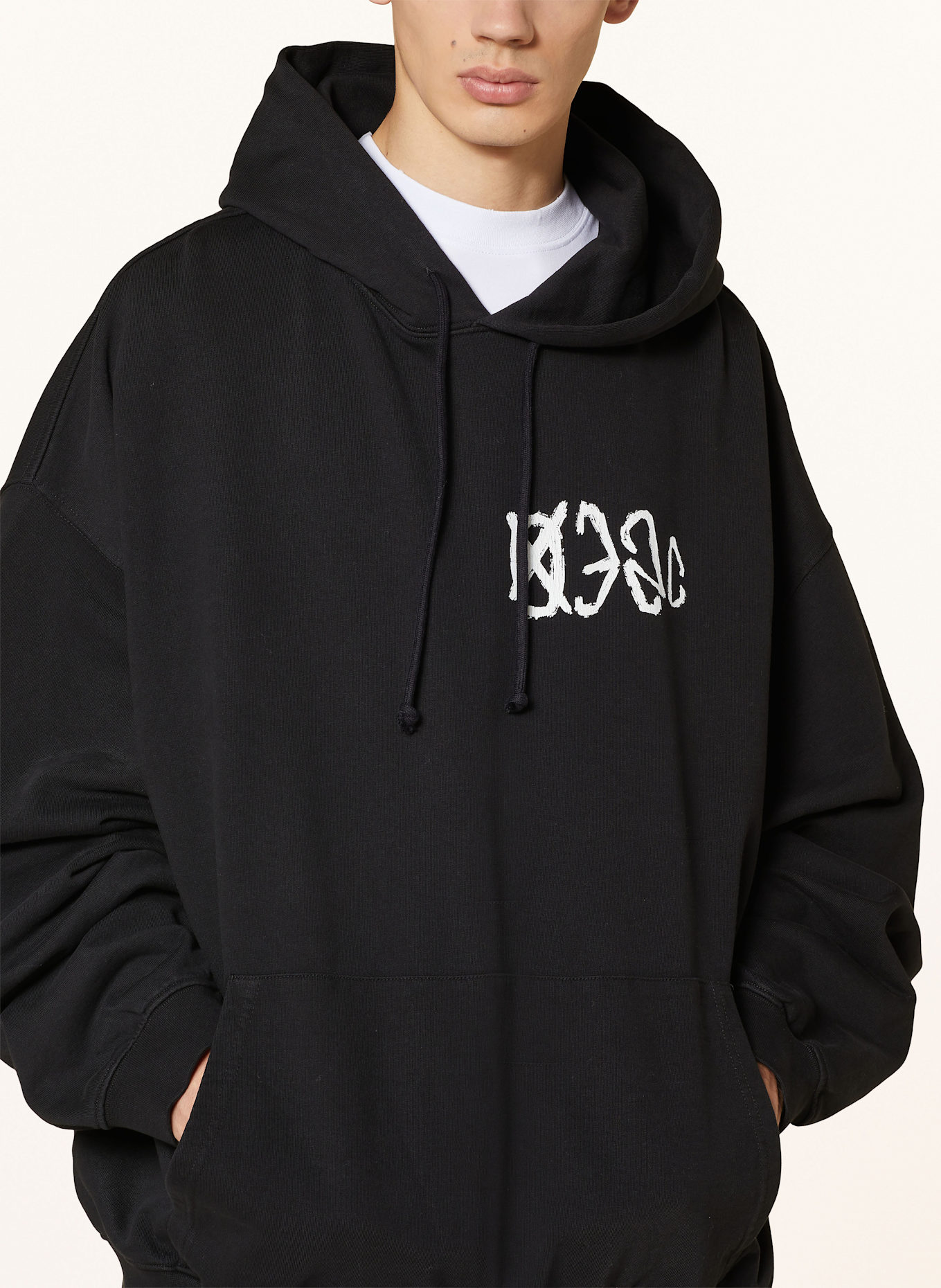 032c Hoodie SOS, Color: BLACK (Image 5)