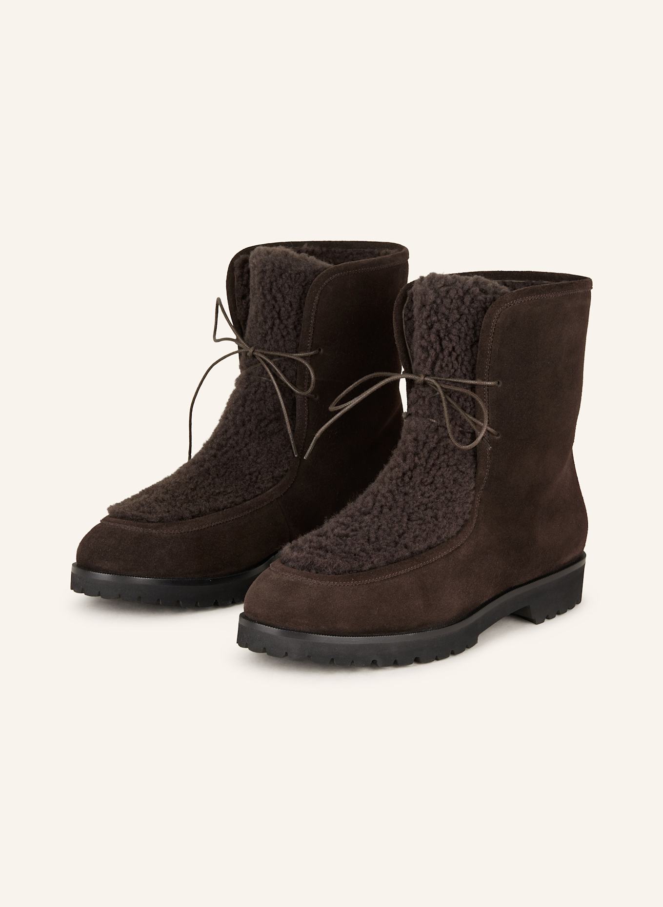 UNÜTZER Schnürboots: DUNKELBRAUN