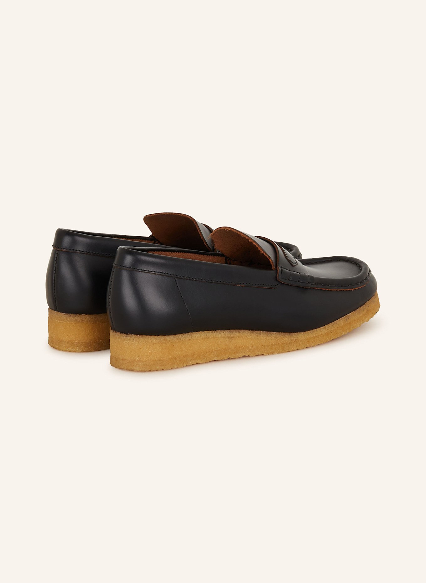 Clarks ORIGINALS Loafers WALLABEE, Color: BLACK (Image 2)