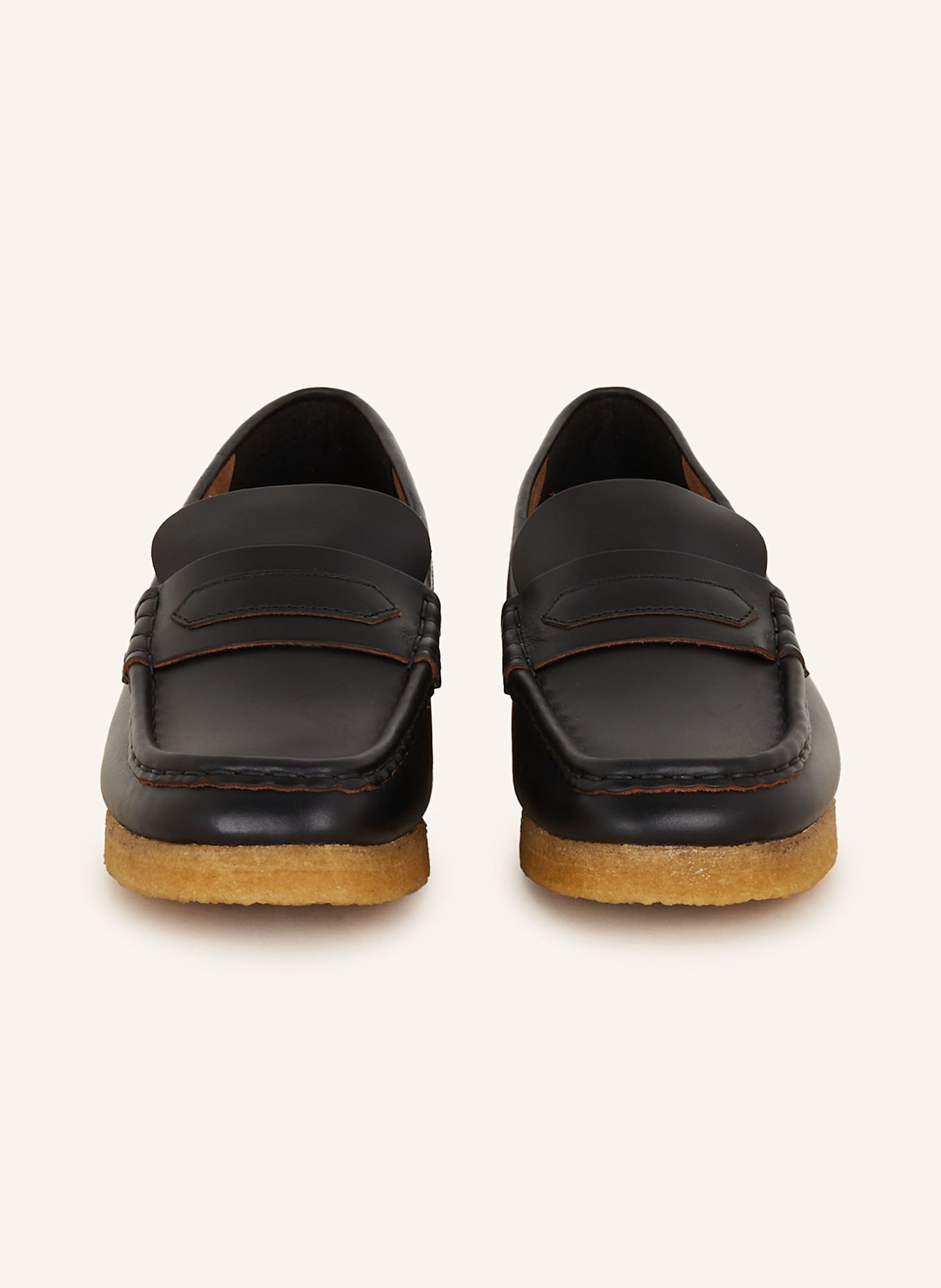 Clarks ORIGINALS Loafers WALLABEE, Color: BLACK (Image 3)