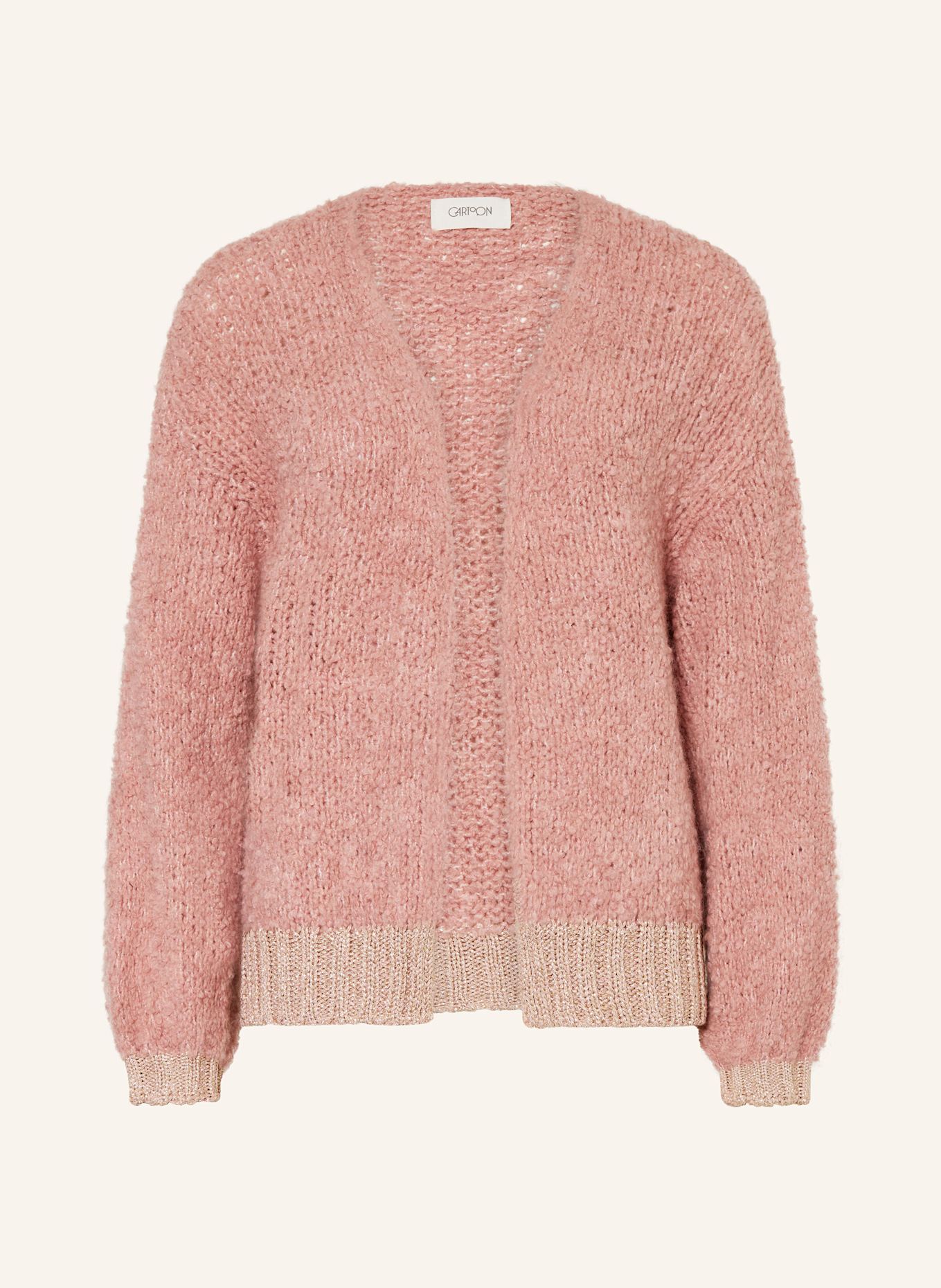Rose gold cardigan sweater shop