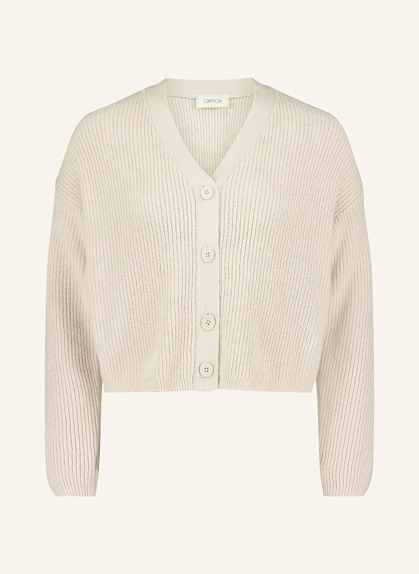 CARTOON Cardigan: BEIGE