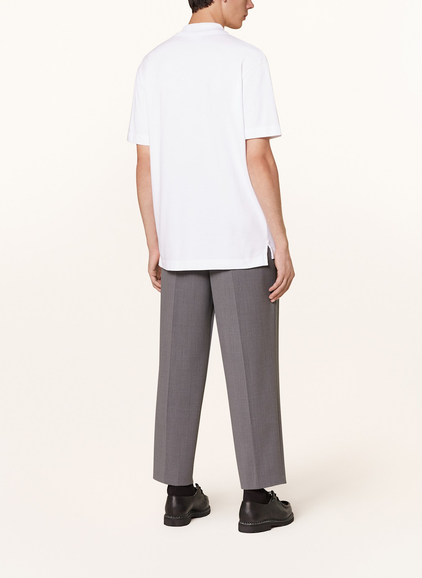 MAISON KITSUNÉ Piqué-Poloshirt, Farbe: WEISS (Bild 3)