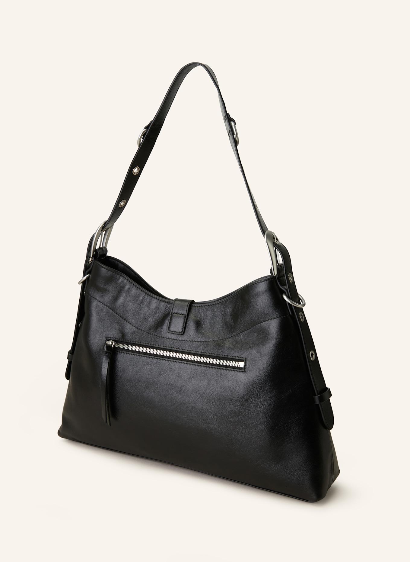 LES VISIONNAIRES Torba na ramię ELISA z ćwiekami: CZARNY