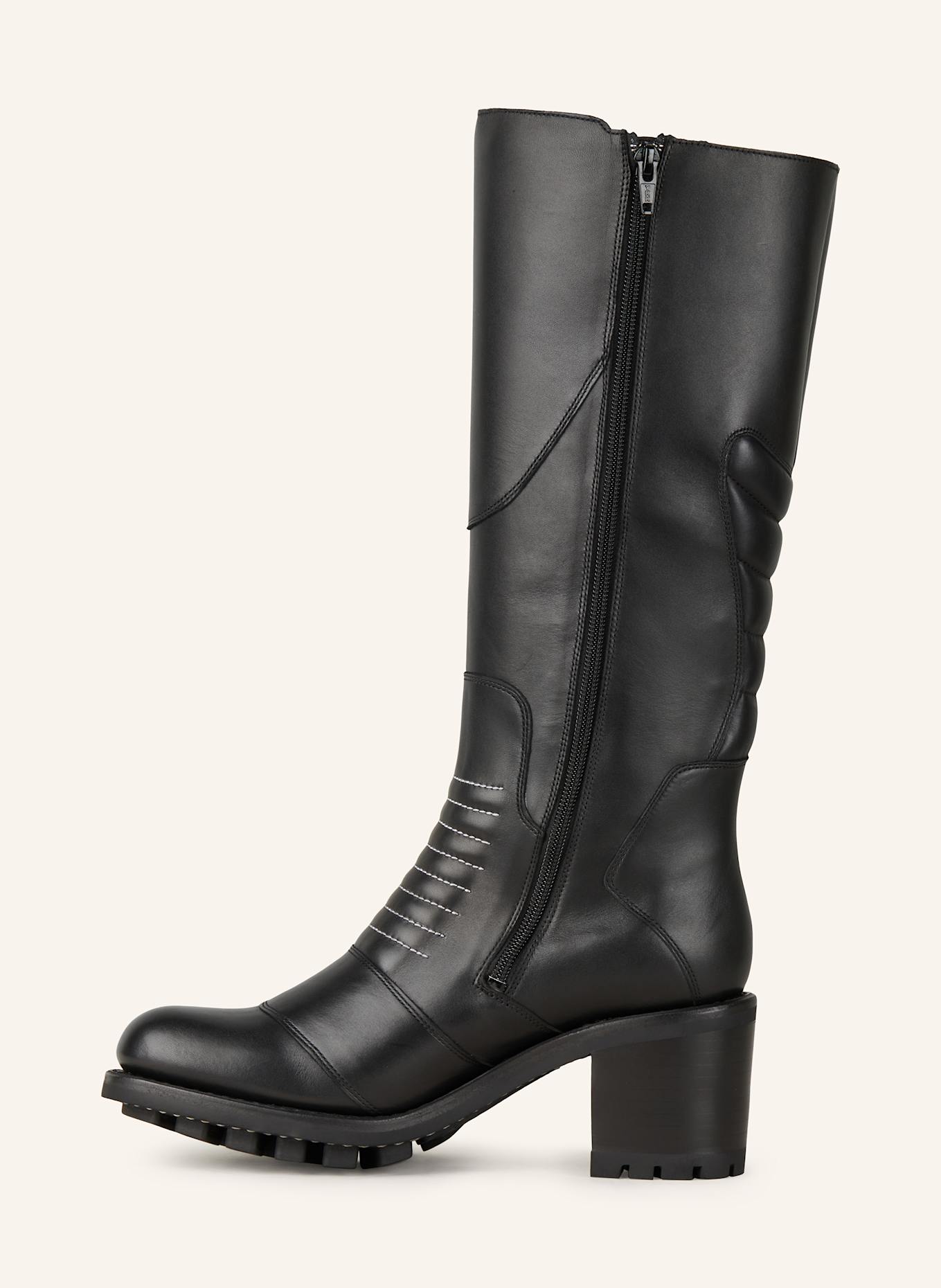 FREE LANCE Biker Boots THELMA 7: SCHWARZ