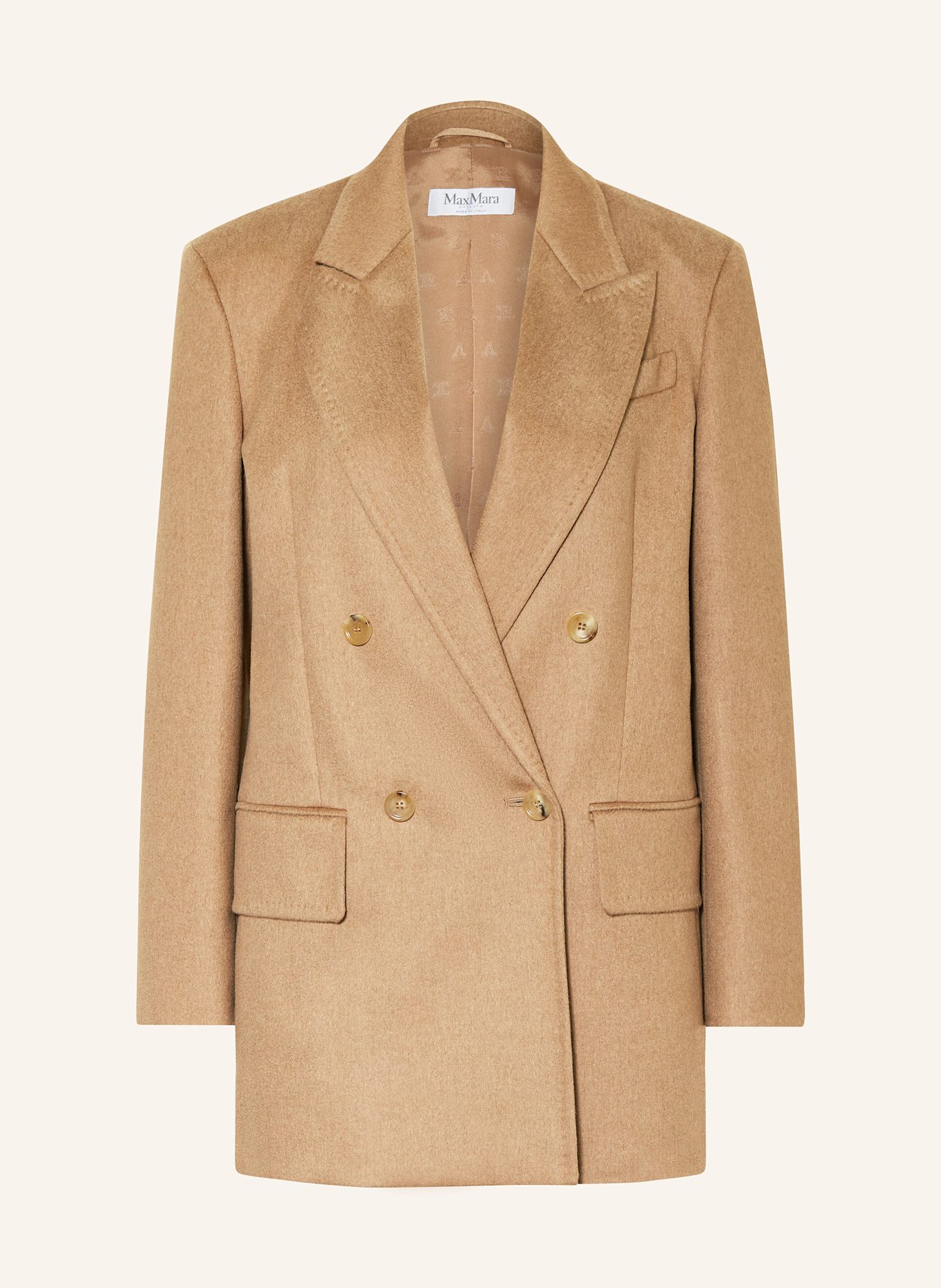 Max Mara FALSTER blazer made from camel hair