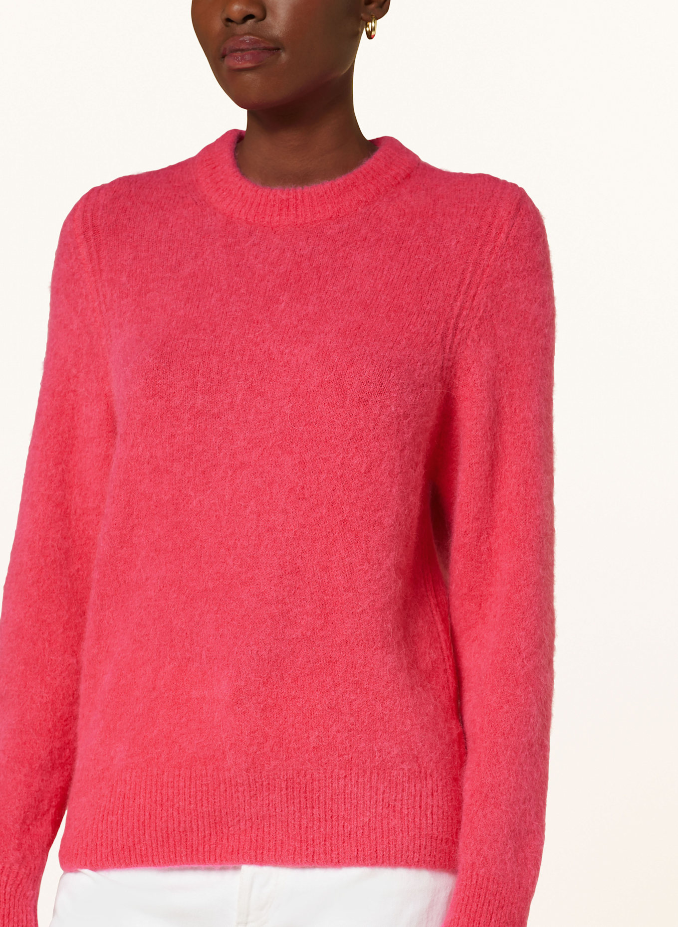 Bakaree Sweater CORVARA with alpaca, Color: PINK (Image 4)