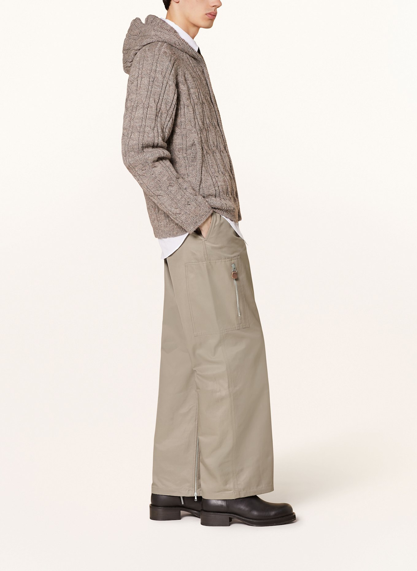 OUR LEGACY Cargo pants body-conscious fit, Color: BEIGE (Image 4)