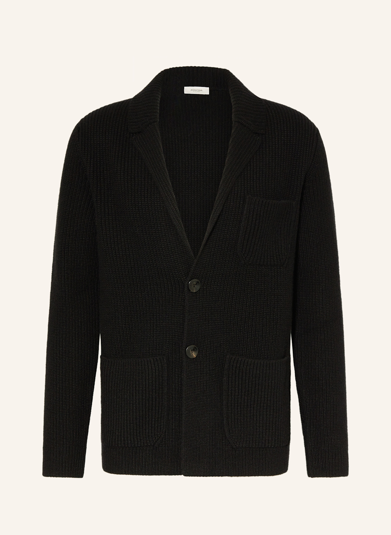 AGNONA Cashmere cardigan in black
