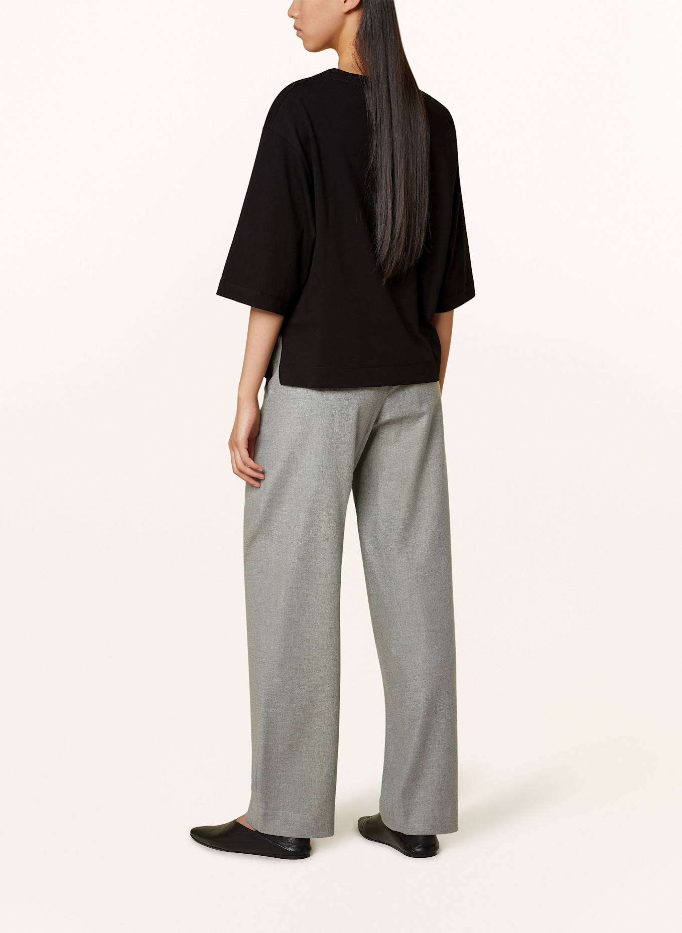 REISS Koszulka oversize CASSIE: CZARNY