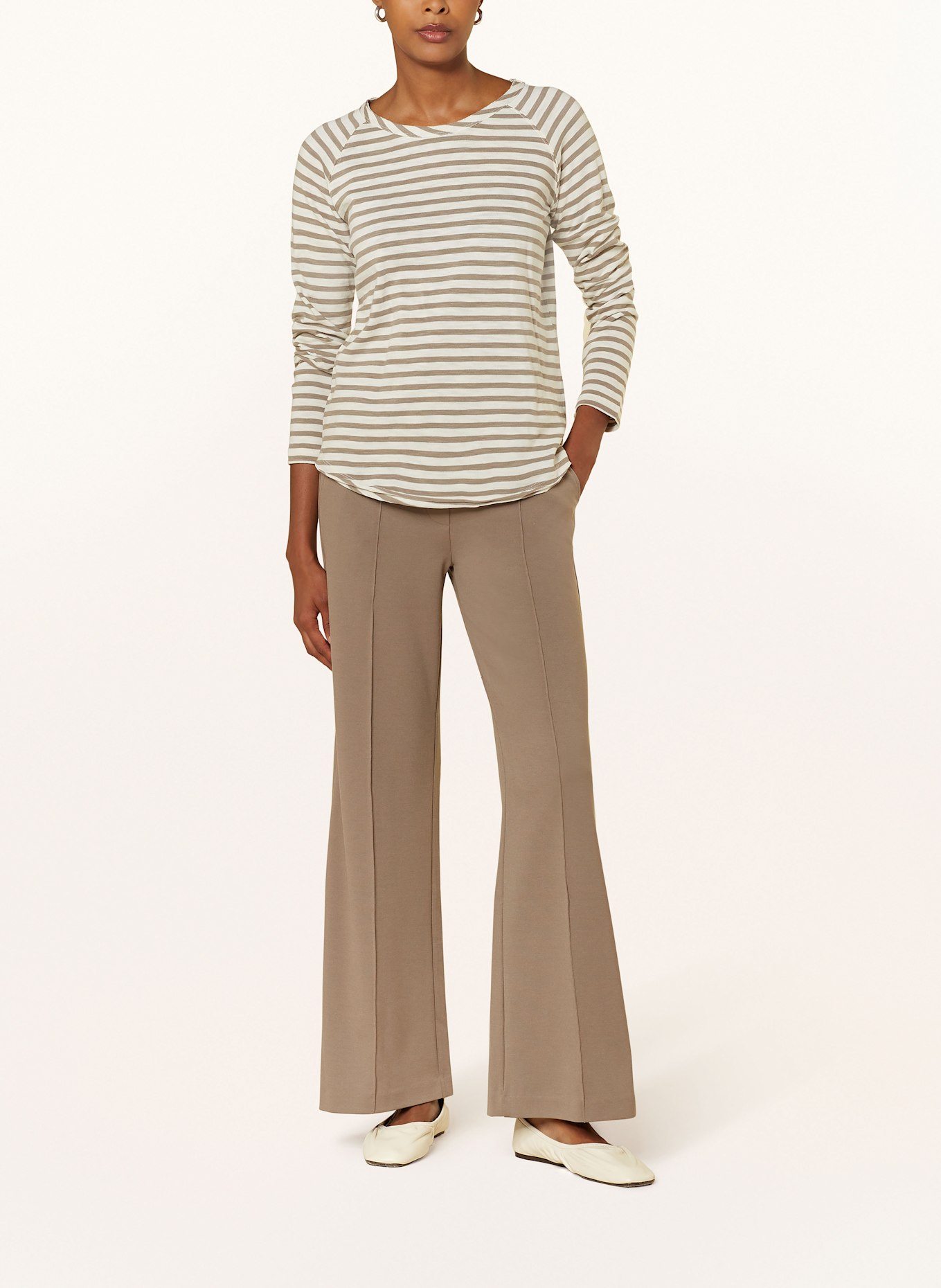 Smith & Soul Longsleeve, Farbe: TAUPE/ ECRU (Bild 2)