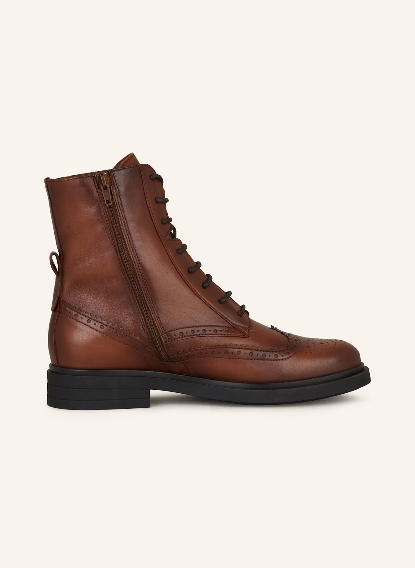 Marc O'Polo Lace-up boots PAULA in cognac