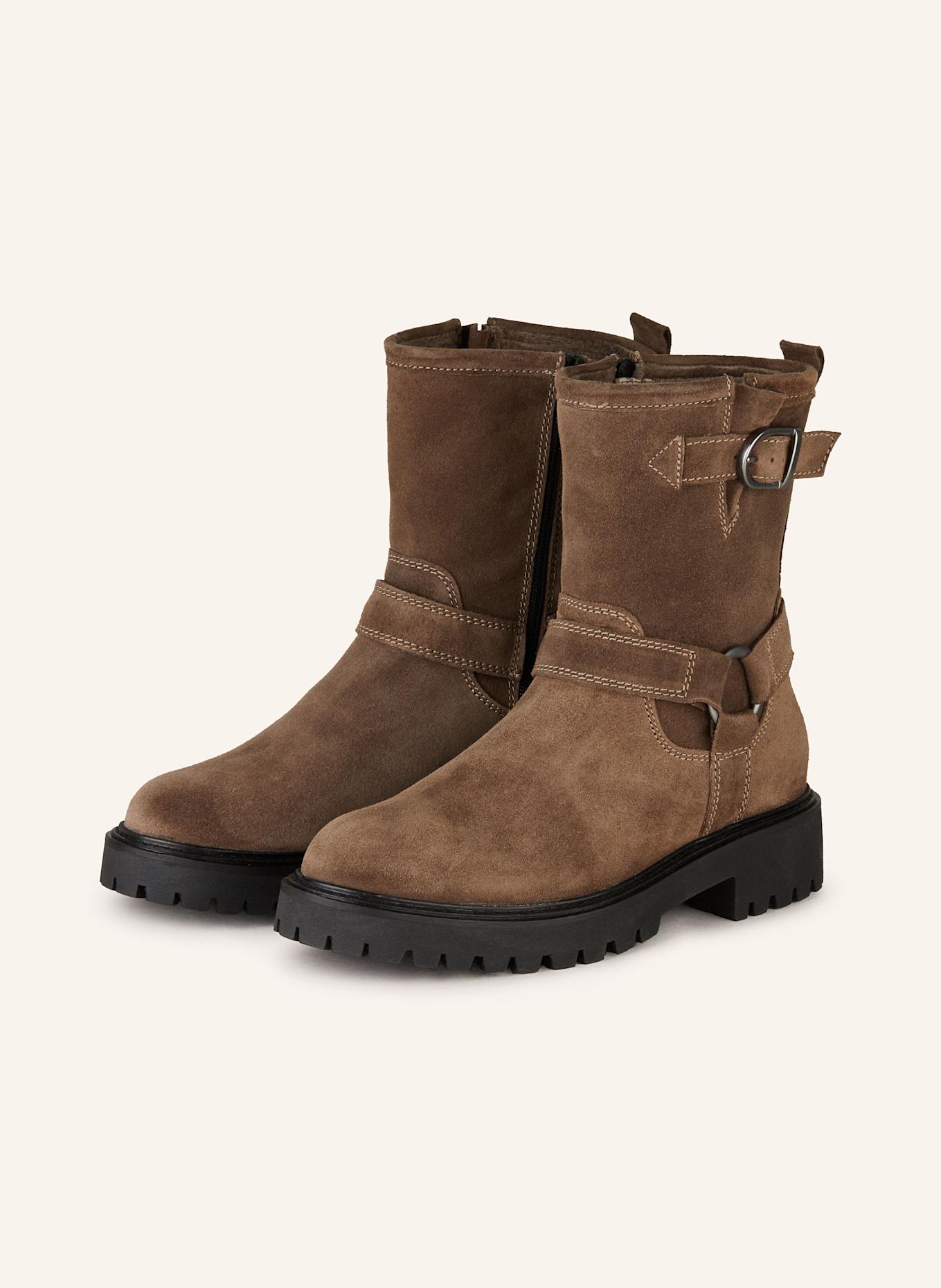 Marc O'Polo Biker Boots, Farbe: TAUPE (Bild 1)