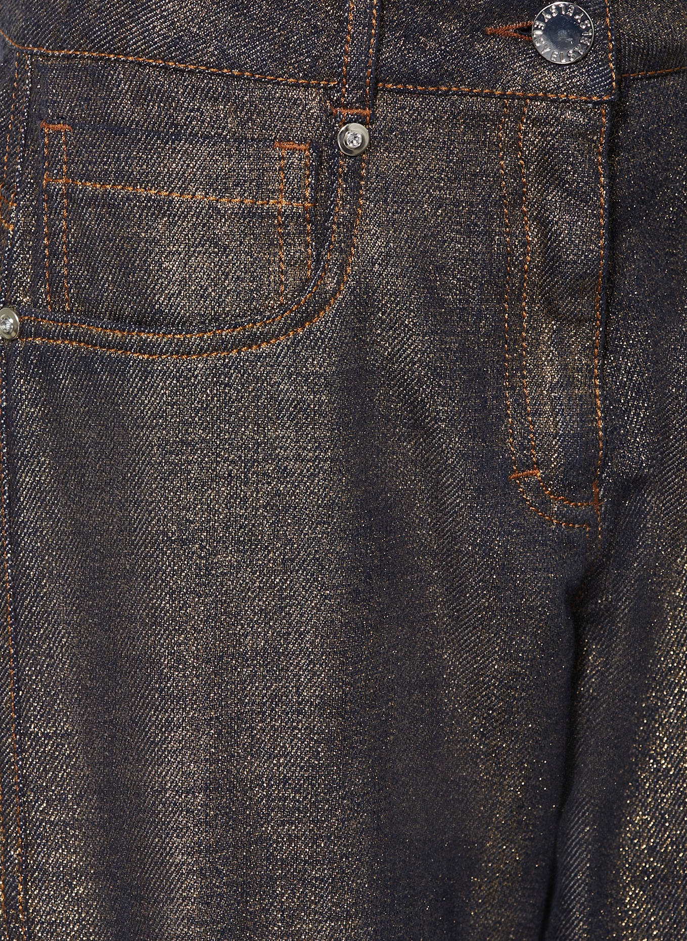 ELSY Jeans mit Glitzergarn: 00995 ORO