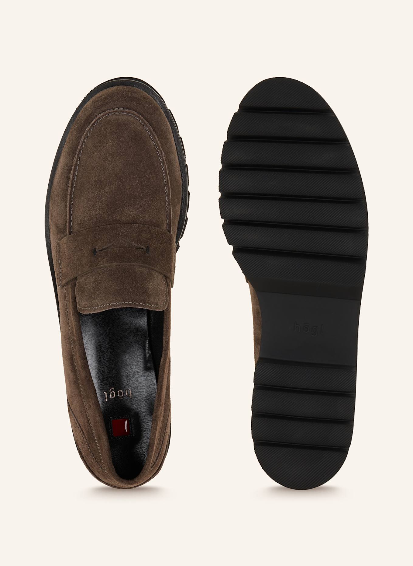 Högl Penny loafers: CIEMNOBRĄZOWY