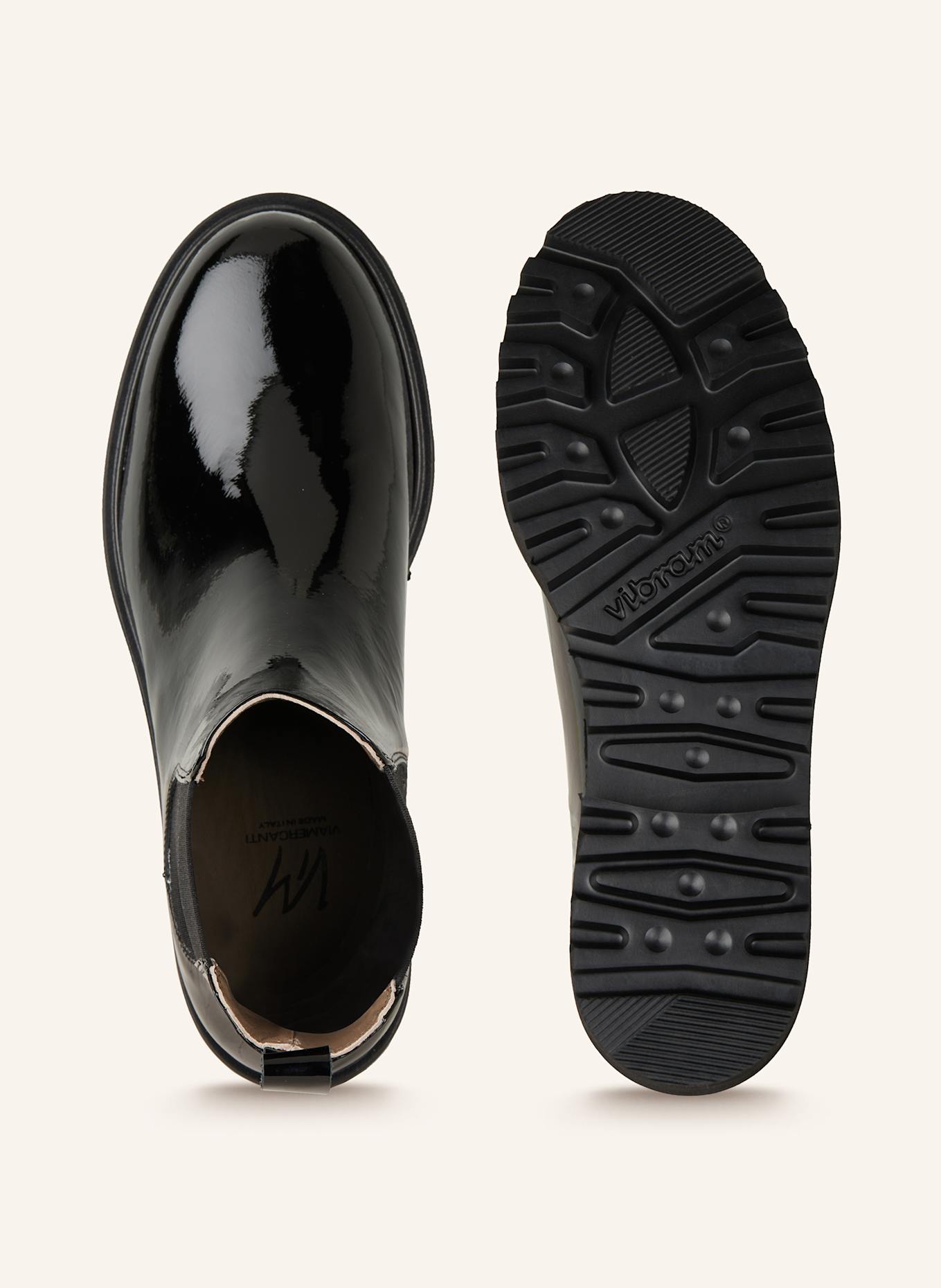 VIAMERCANTI Chelsea-Boots OLIVIA: SCHWARZ