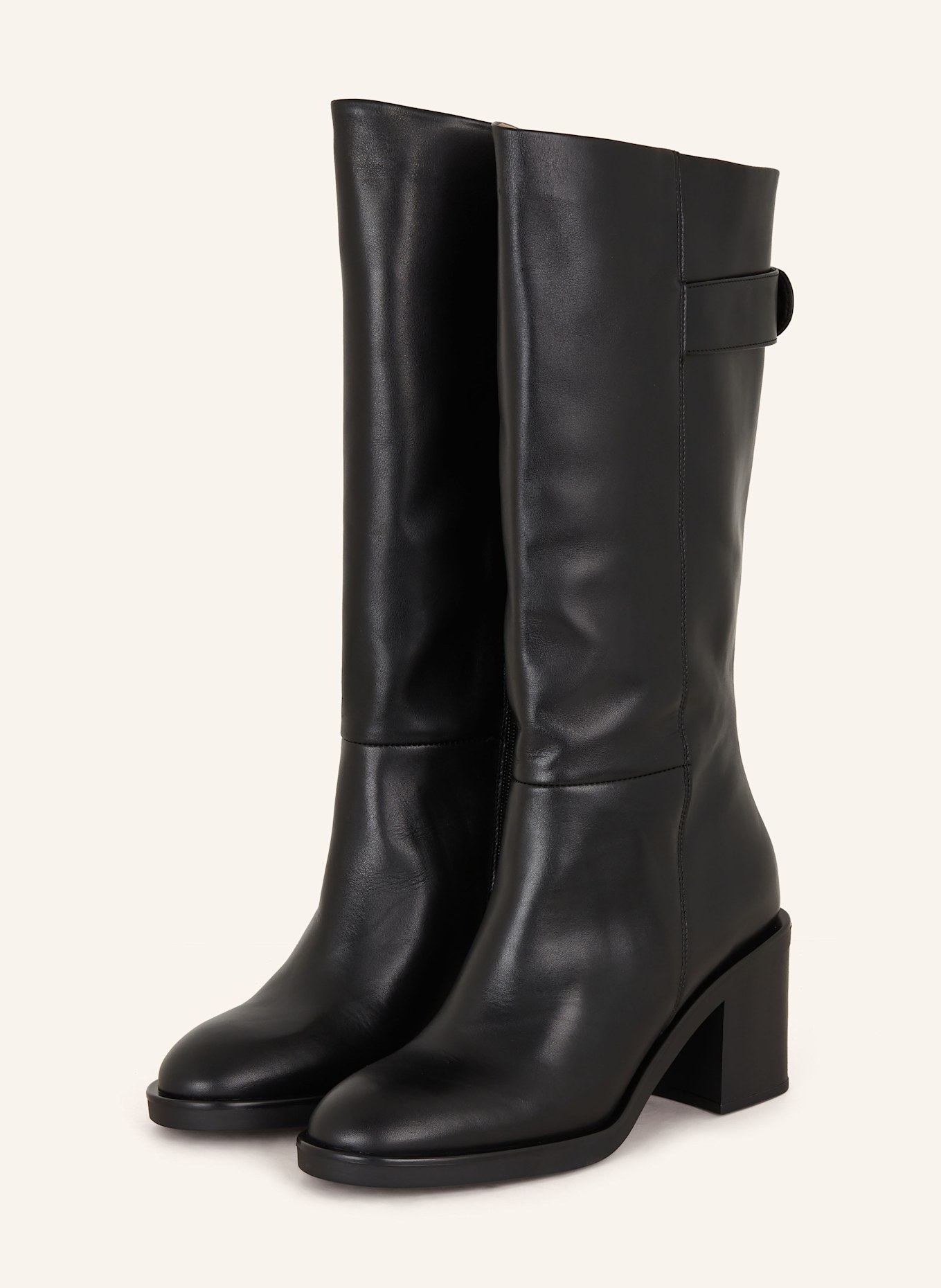 BOSS Kozačky CAMY: ČERNÁ