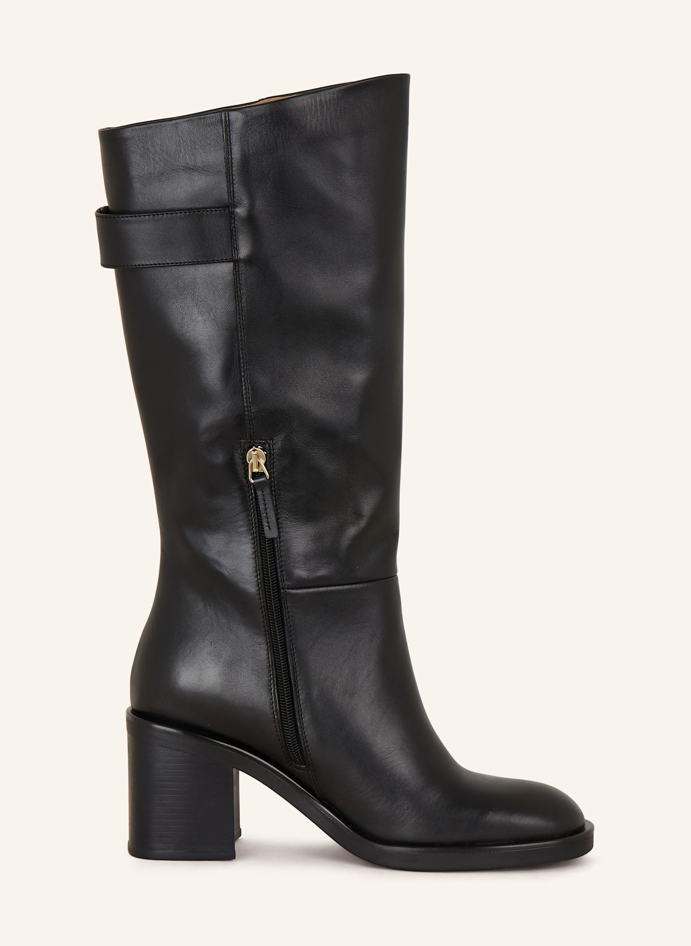 BOSS Kozačky CAMY: ČERNÁ