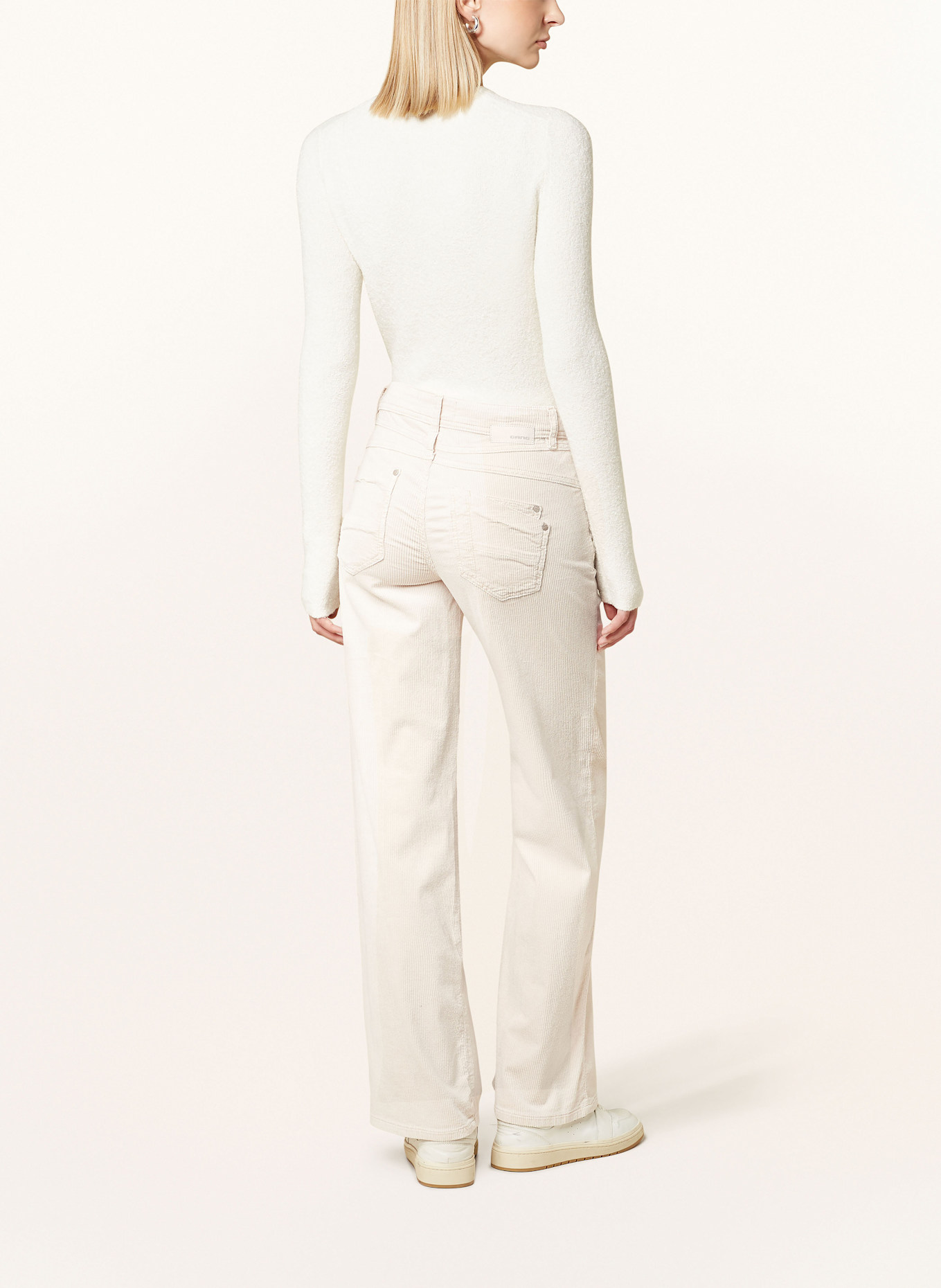 GANG Cordhose 94AMELIE WIDE: ECRU