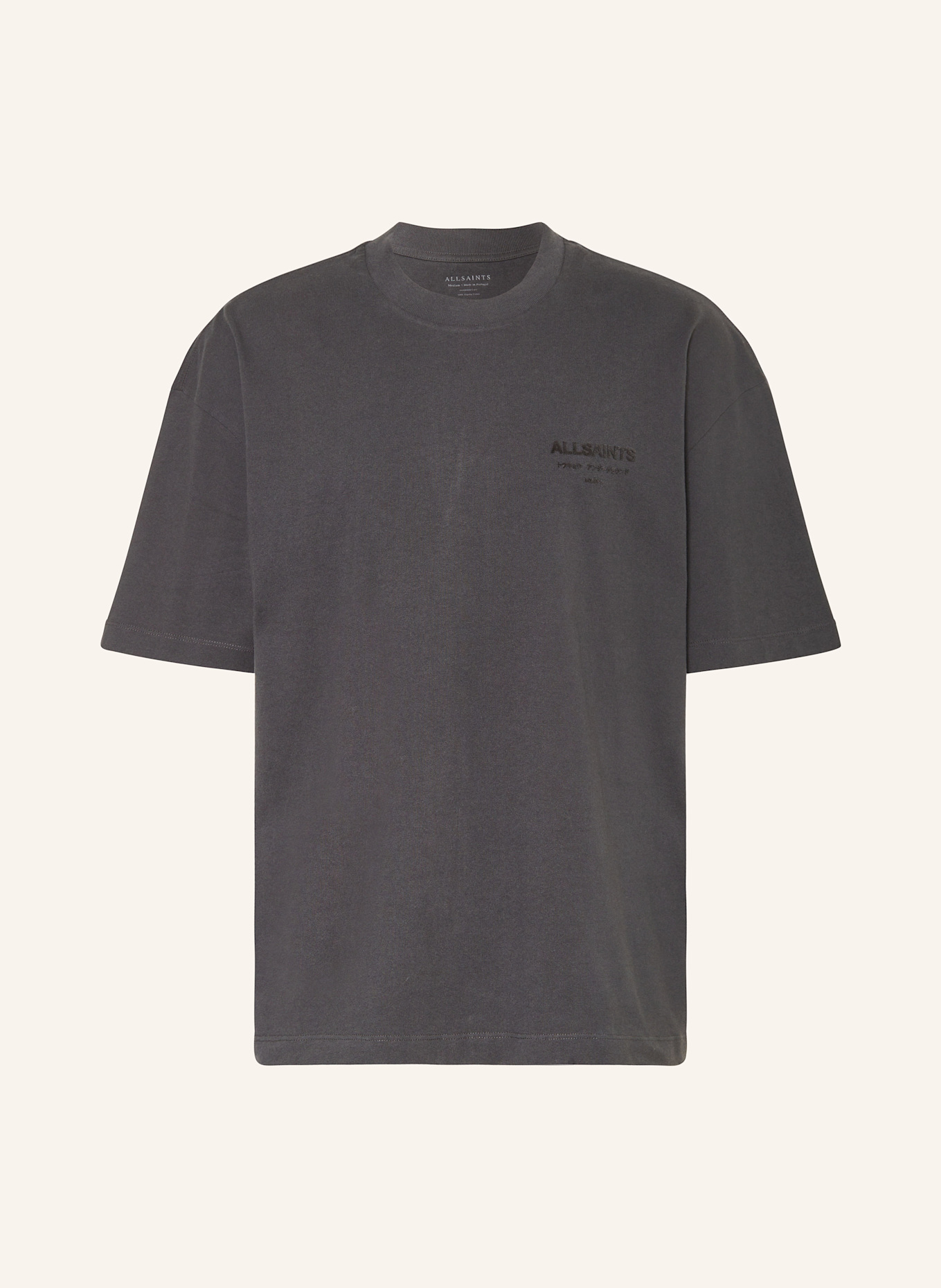 ALLSAINTS T-shirt XANDER, Color: DARK GRAY (Image 1)