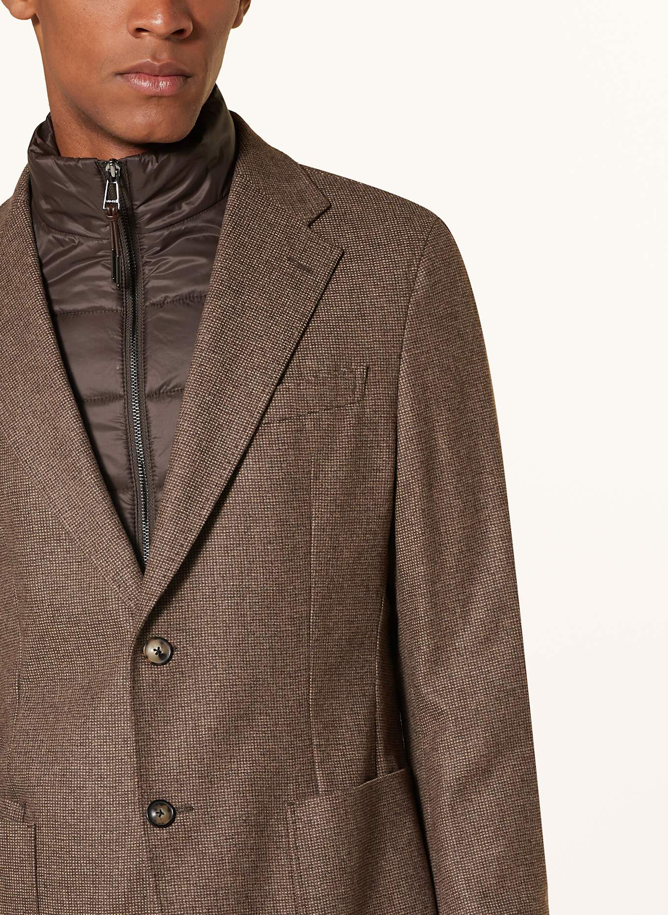 windsor. Sako TRIEST Slim Fit, Barva: 210 Medium Brown               210 (Obrázek 5)