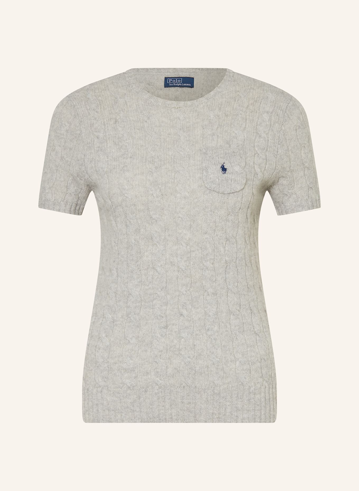 POLO RALPH LAUREN Strickshirt, Farbe: GRAU (Bild 1)