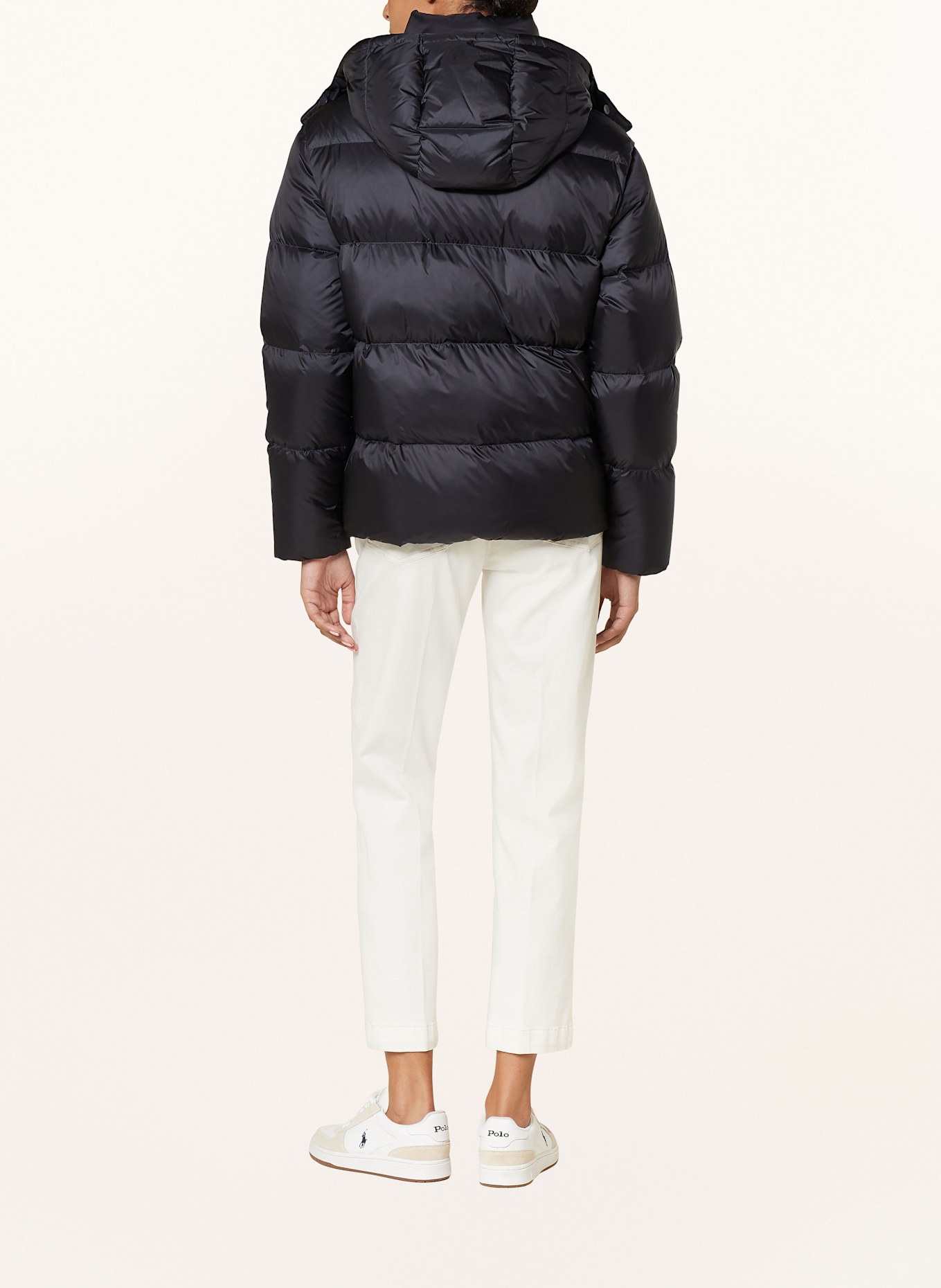 POLO RALPH LAUREN Daunenjacke mit abnehmbarer Kapuze: DUNKELBLAU