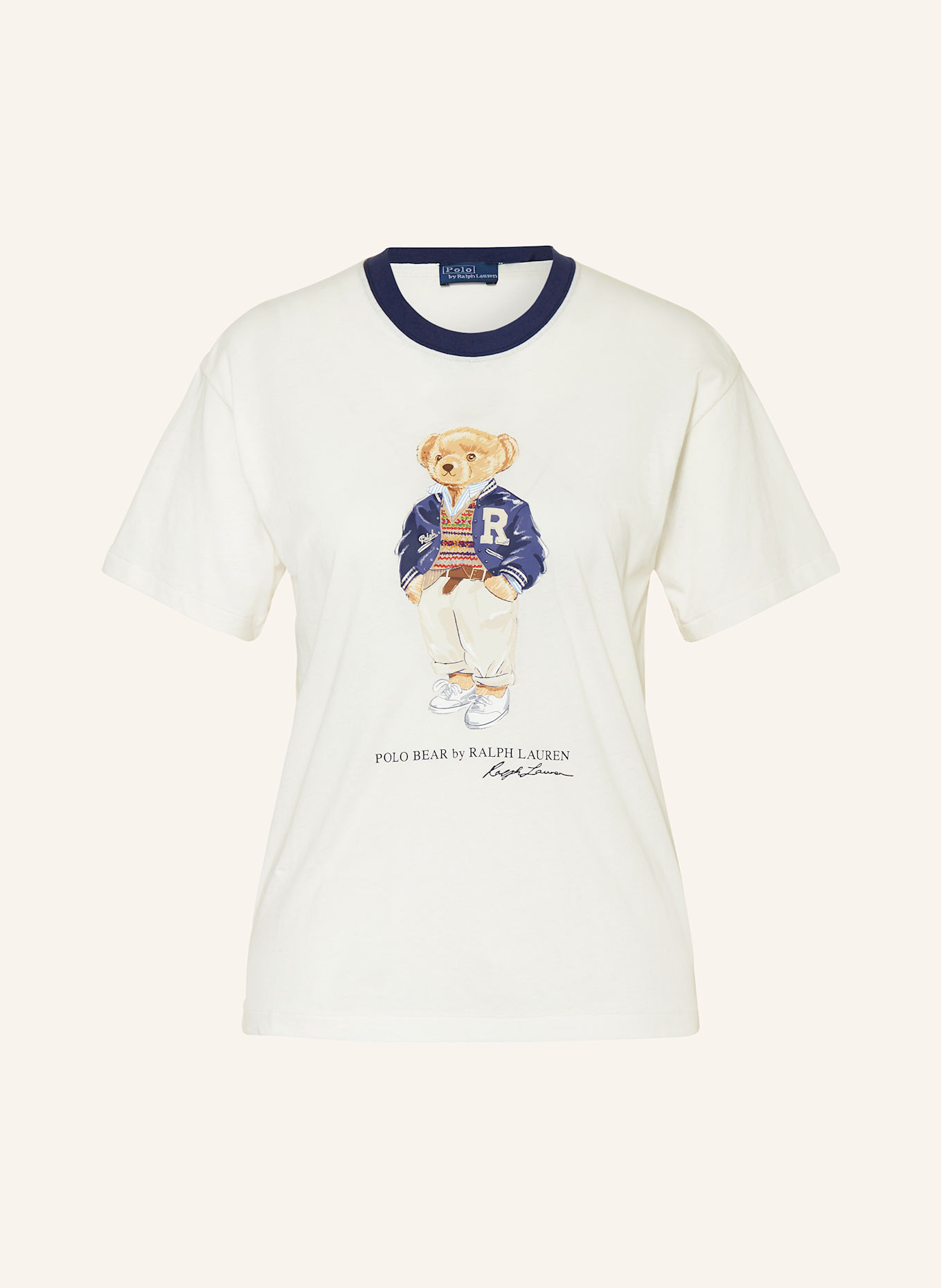 POLO RALPH LAUREN T-shirt, Color: ECRU (Image 1)