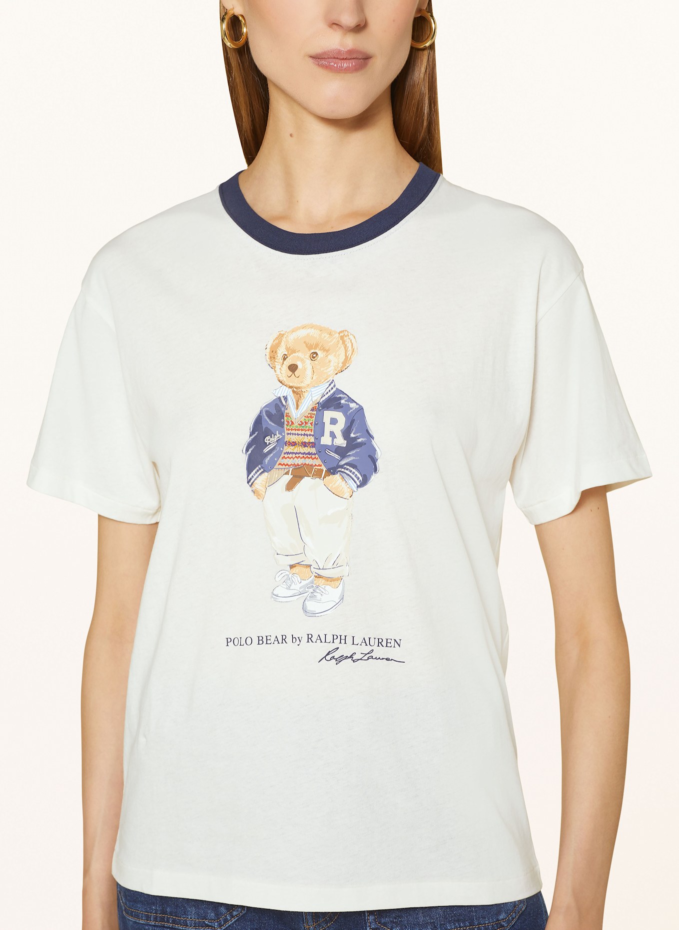 POLO RALPH LAUREN T-shirt, Color: ECRU (Image 4)